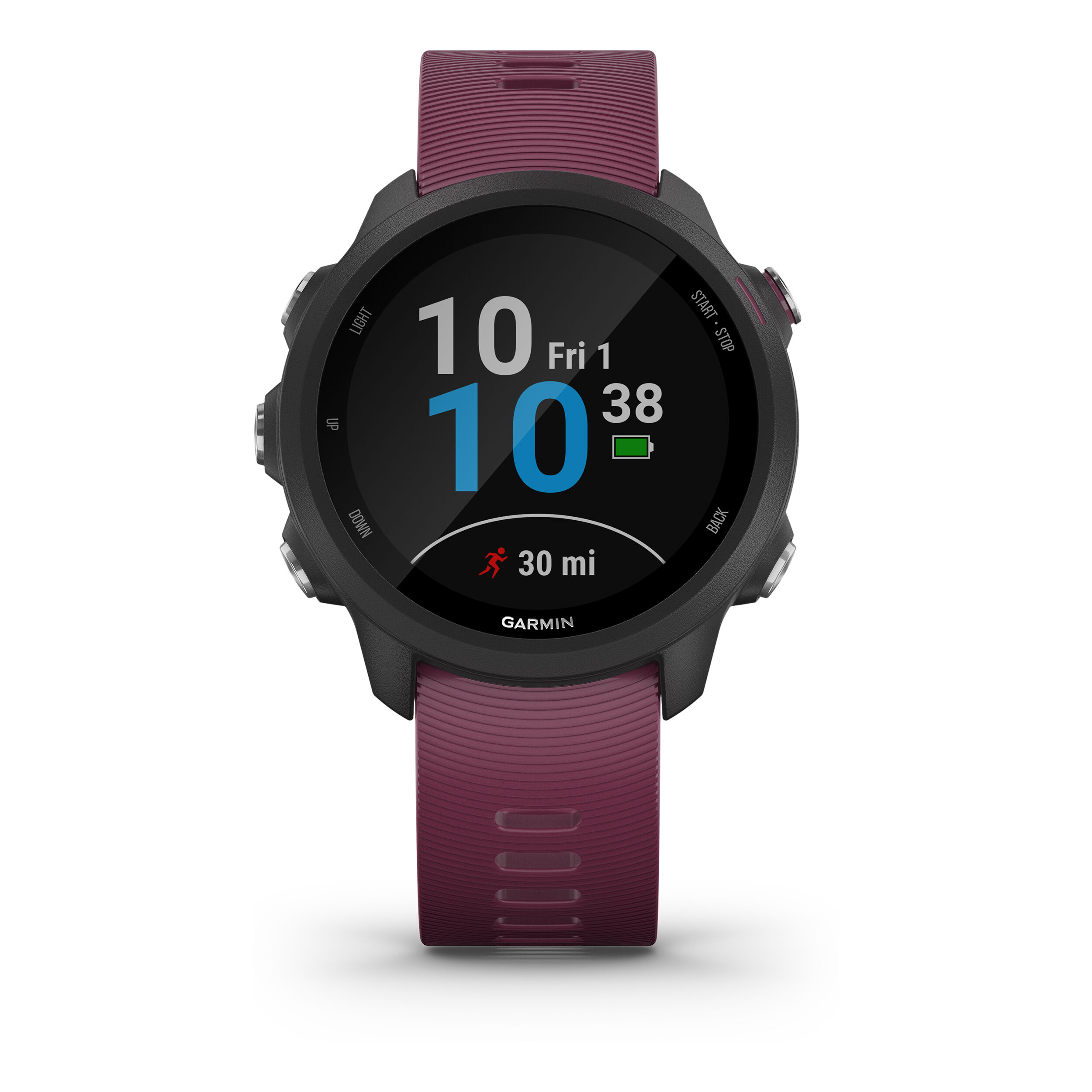 Buy Garmin Forerunner 245 Pulse Watch Berry Black online
