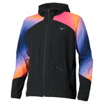 Mizuno Clothing Mizuno Active Alpha Hodded Running jacket Men-orange