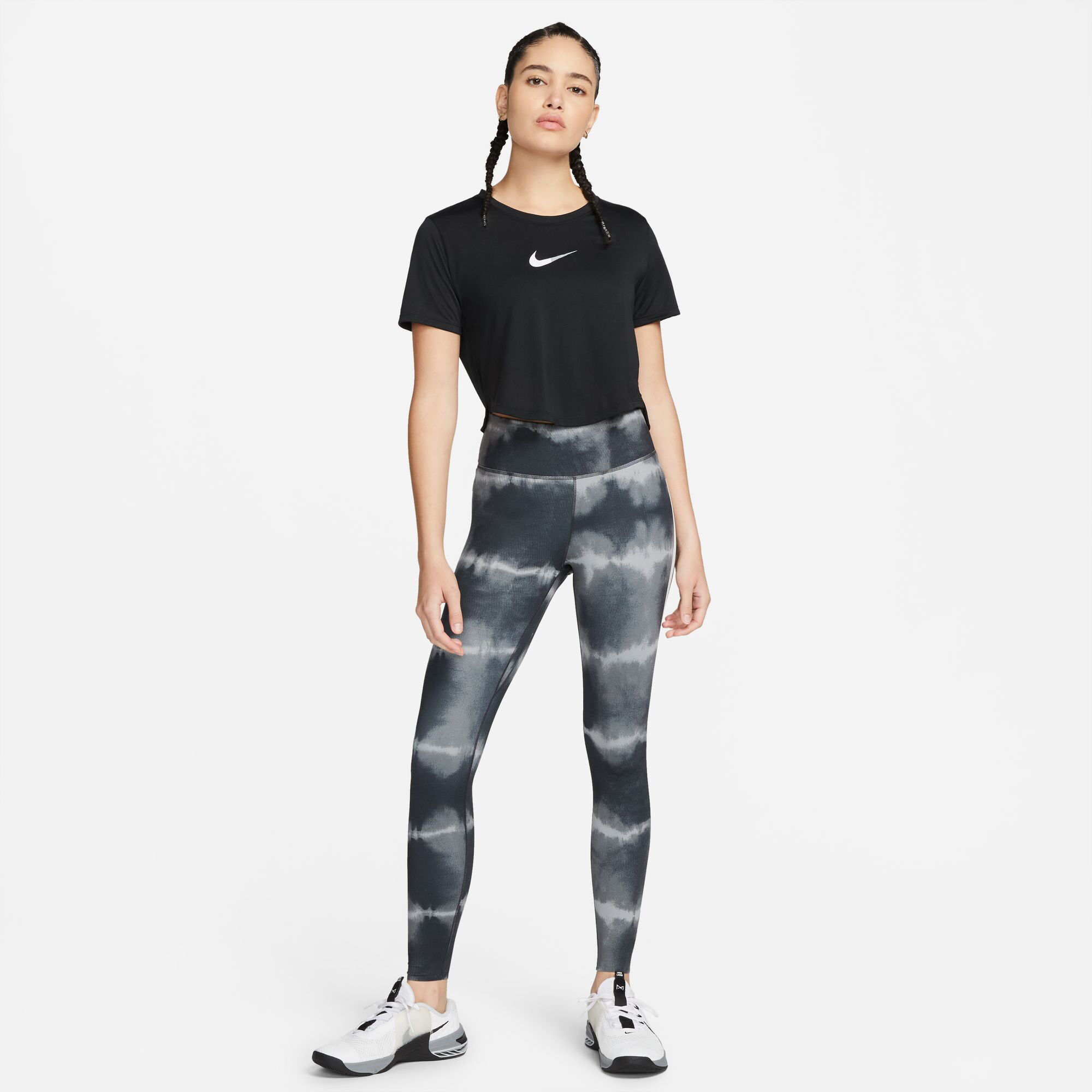 Nike Nike Dri Fit One Leggings - Black White