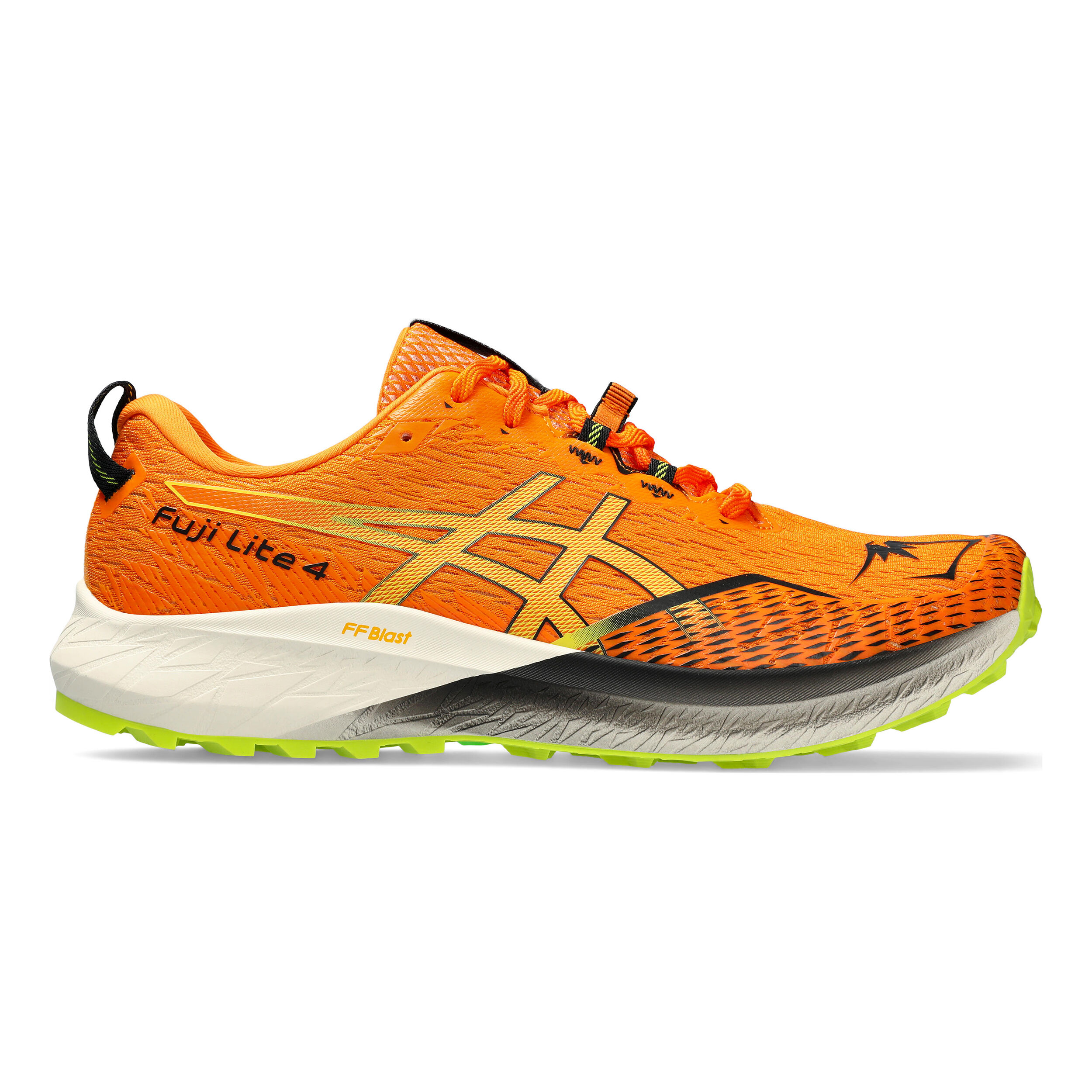 Asics orange cheap running shoes