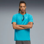 Puma Clothing Puma Velocity Running Shirt Men-Blue