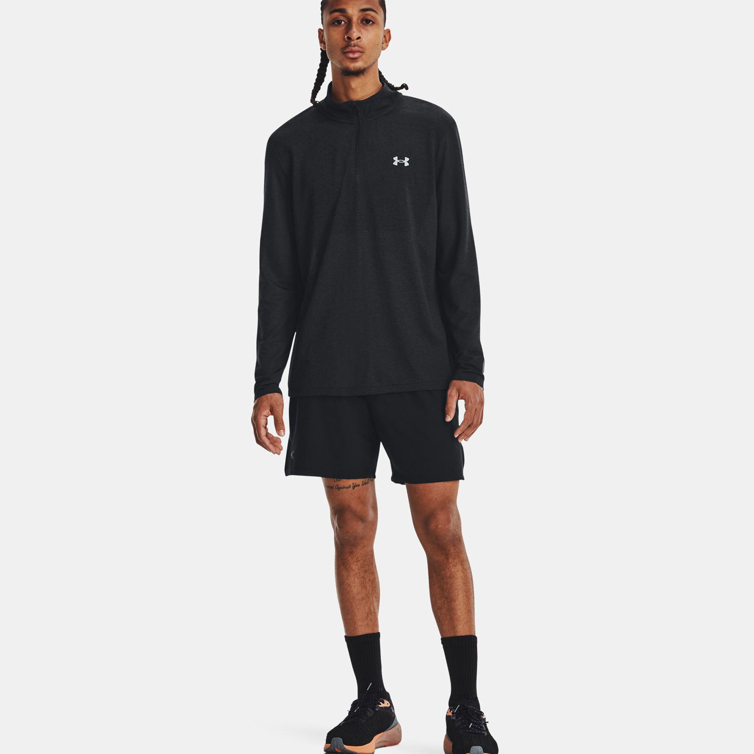 Buy Under Armour Seamless Stride 1/4 Zip Running Top Men