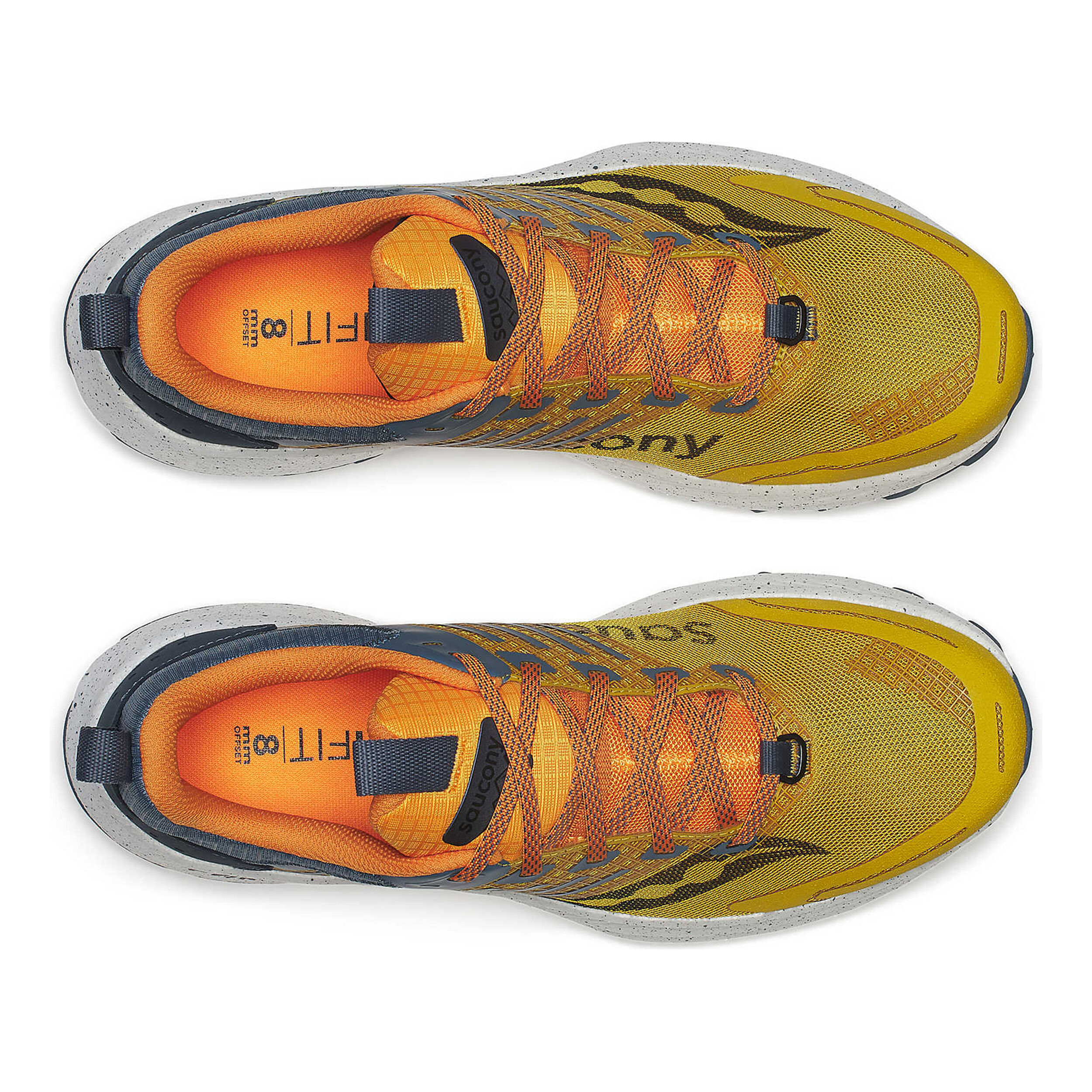 Buy Saucony Ride TR2 Trail Running Shoe Men Yellow Blue gray in size 44 5 online Running Point COM