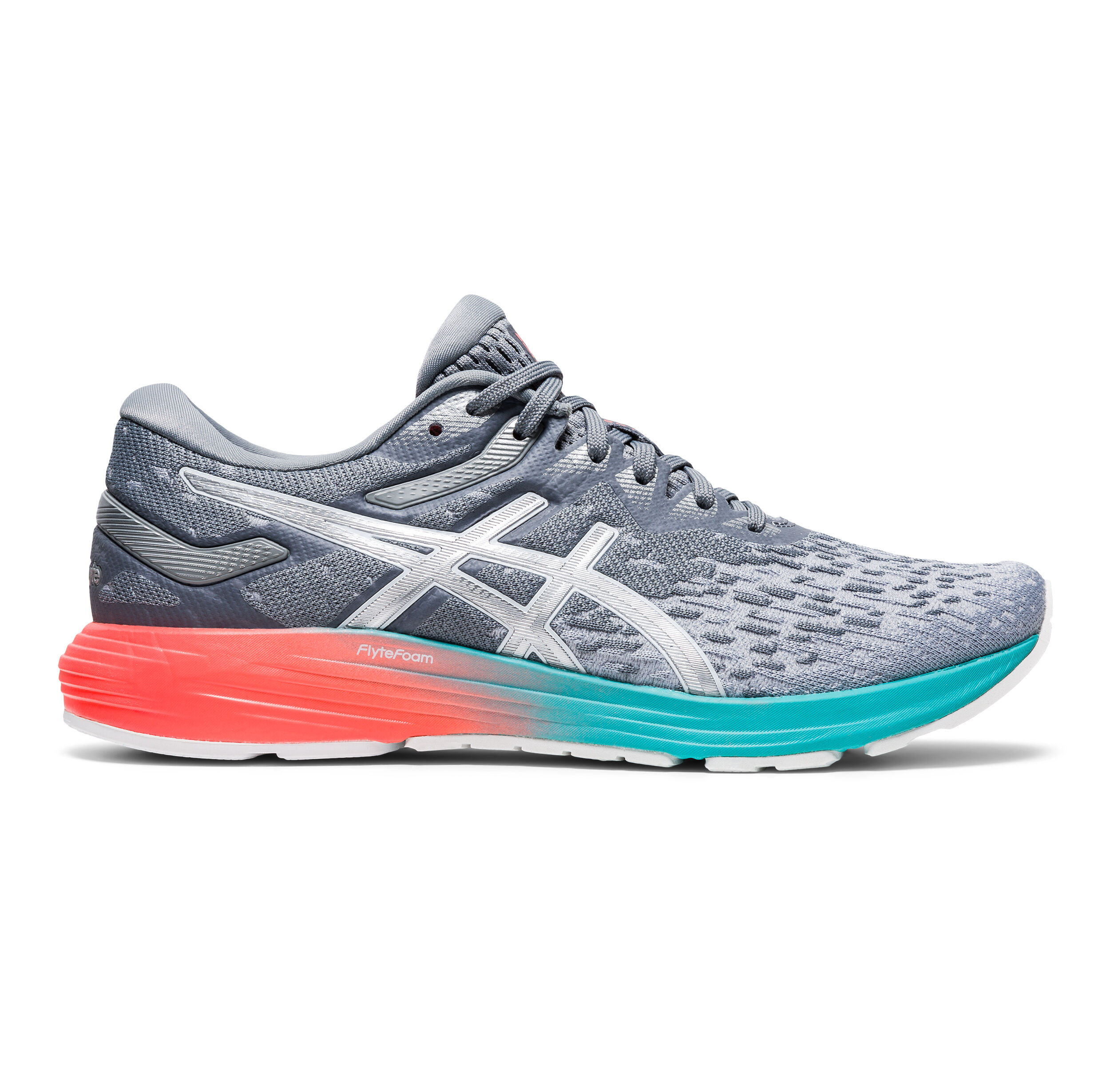 Buy ASICS Dynaflyte 4 Neutral Running Shoe Women Grey, Turquoise in size  40,5 online | Running Point COM