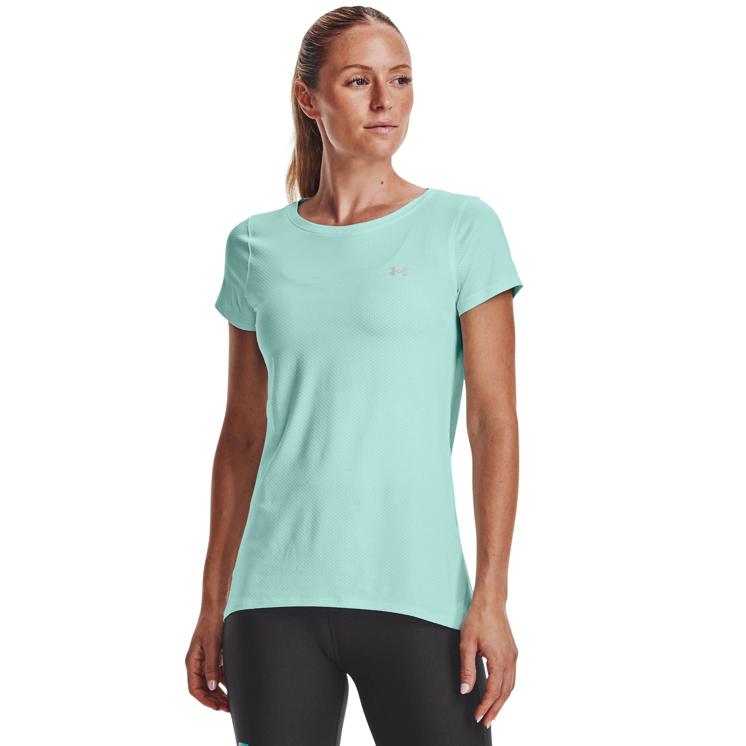Buy Under Armour Heatgear T Shirt Women Turquoise online Running Point COM