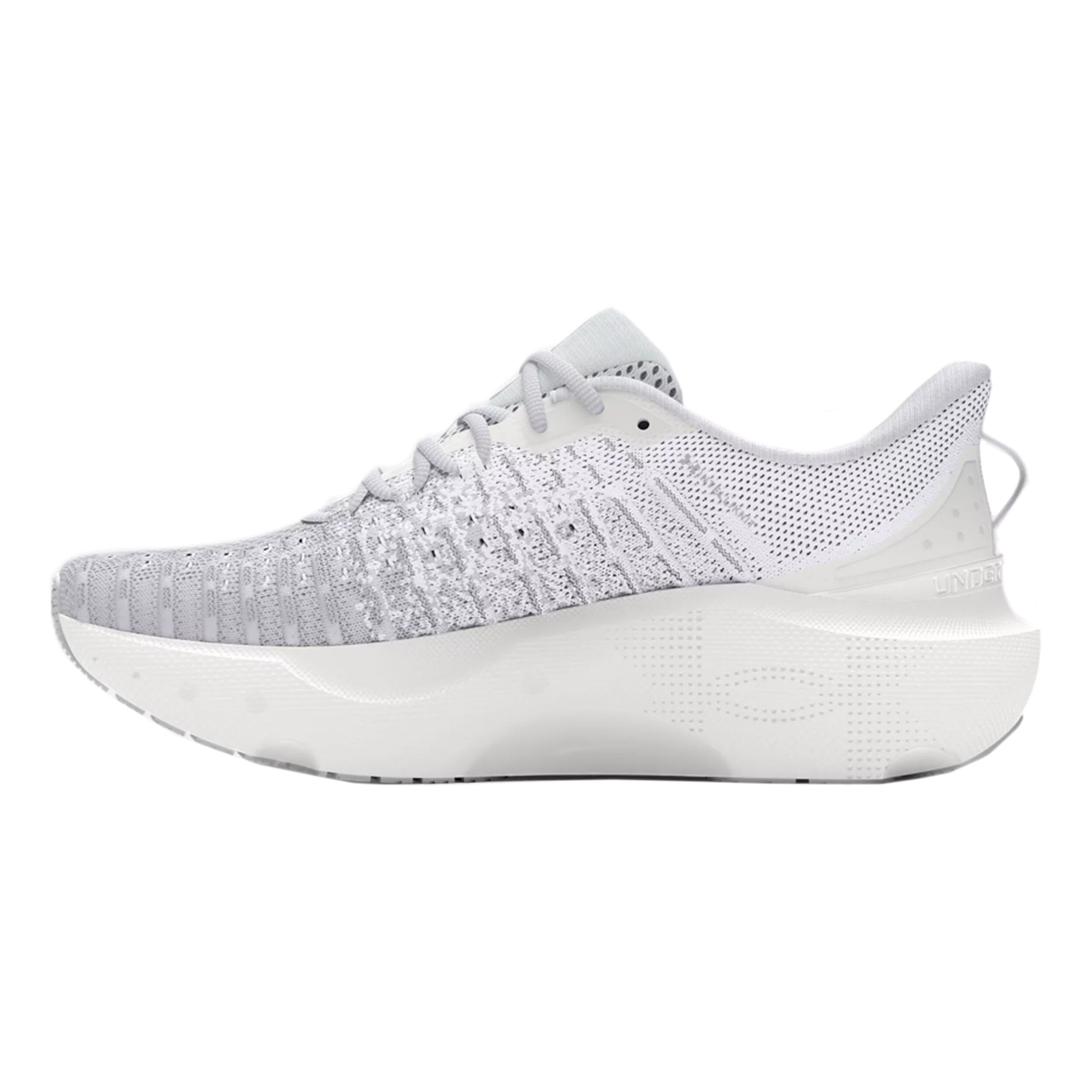 Grey and white running shoes outlet