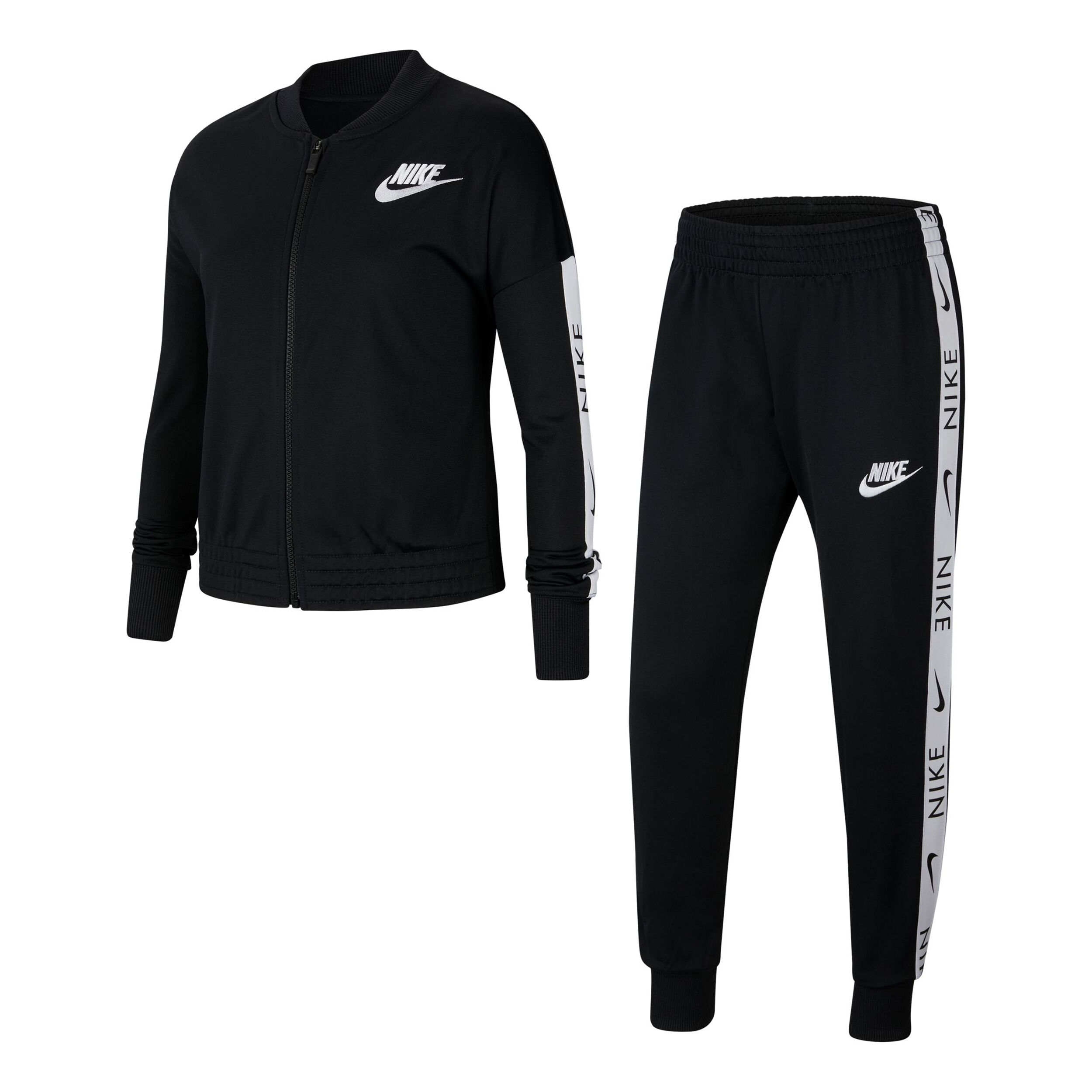 Buy Nike Sportswear Tracksuit Girls Black White online Running Point COM