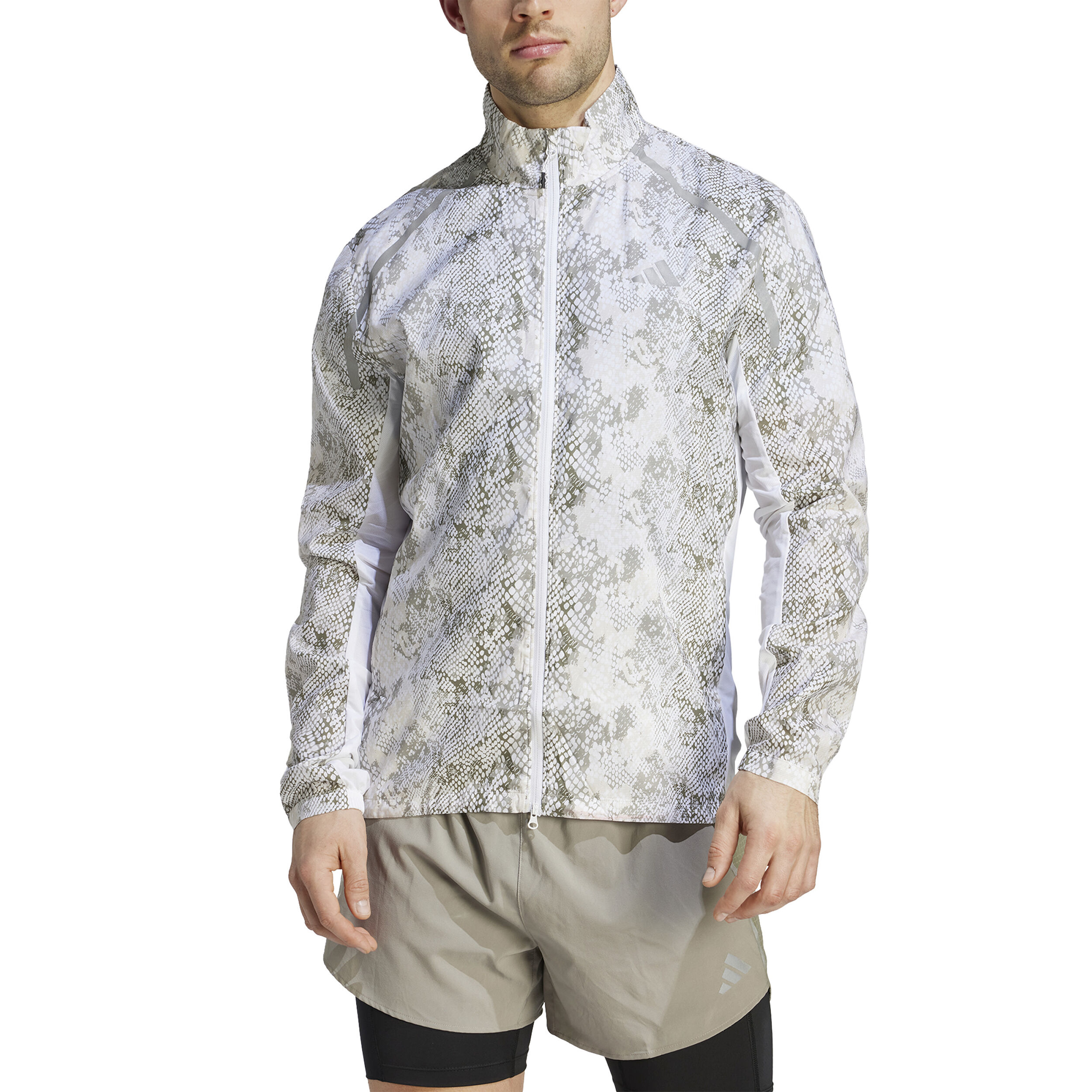 Buy adidas Marathon Running Jacket Men White Grey online Running Point COM