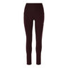 Road High Waist Running Tights Women-Dark Red