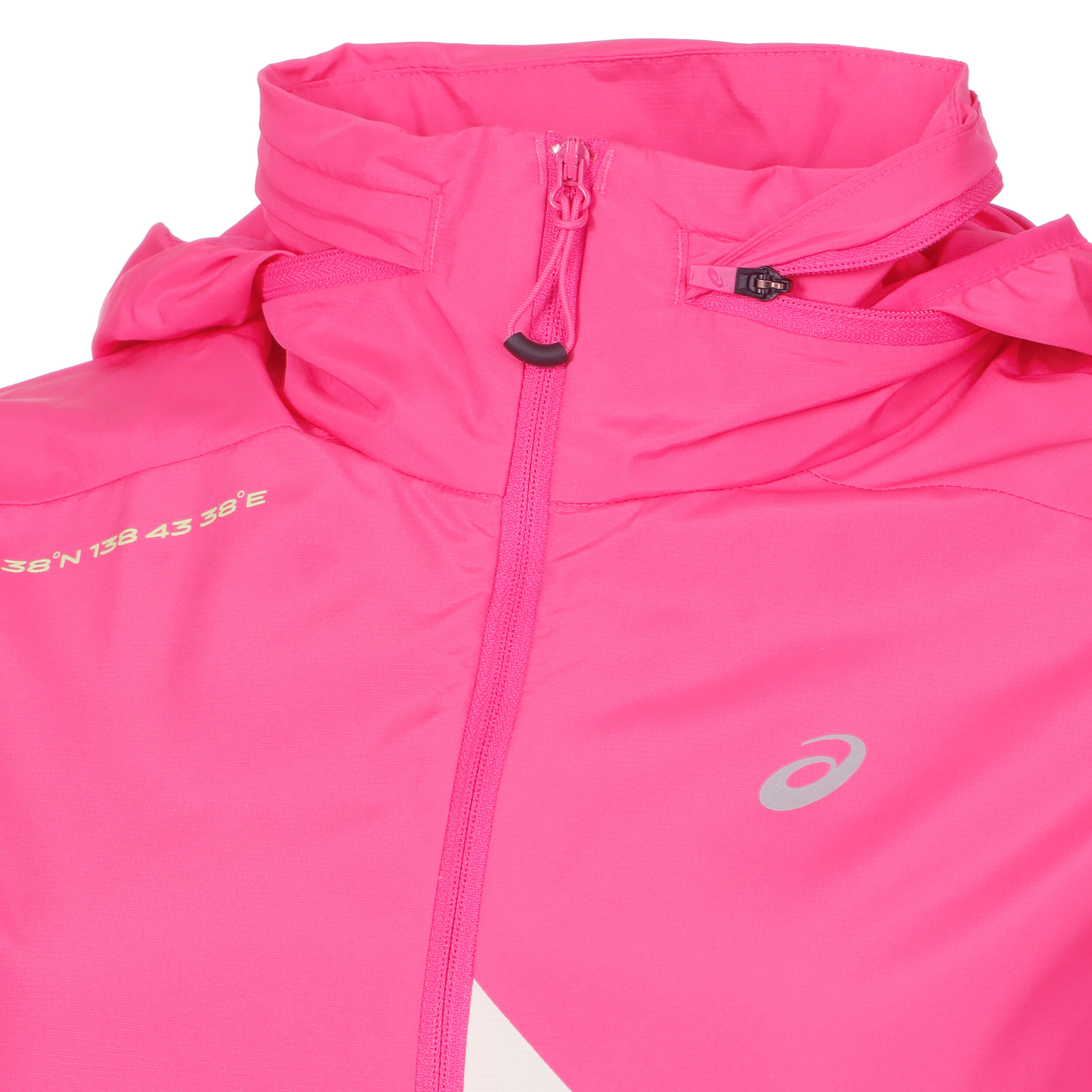 Buy ASICS Fujitrail Running Jacket Women Pink, Beige online