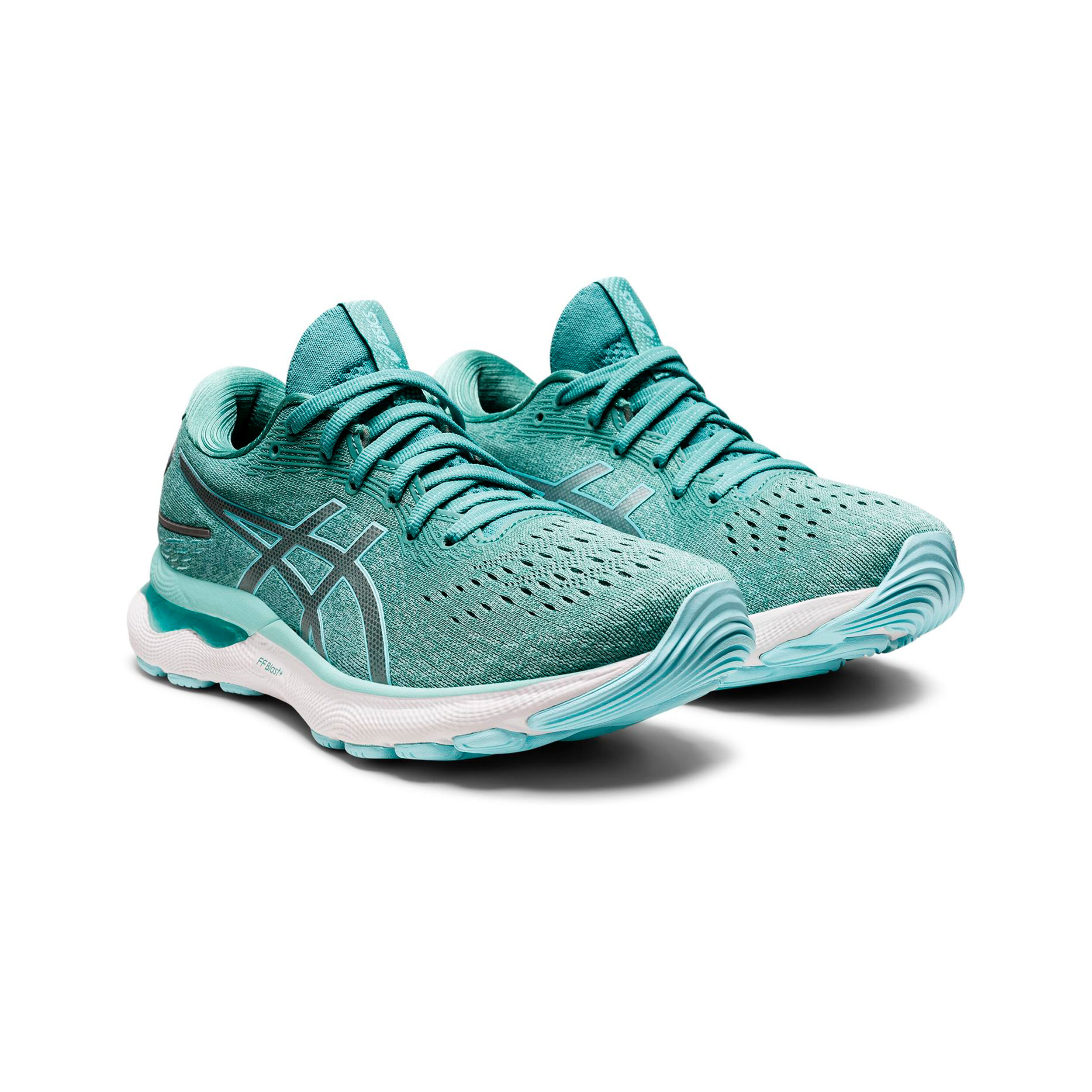 Gel Nimbus 24 Neutral Running Shoe Women Turquoise