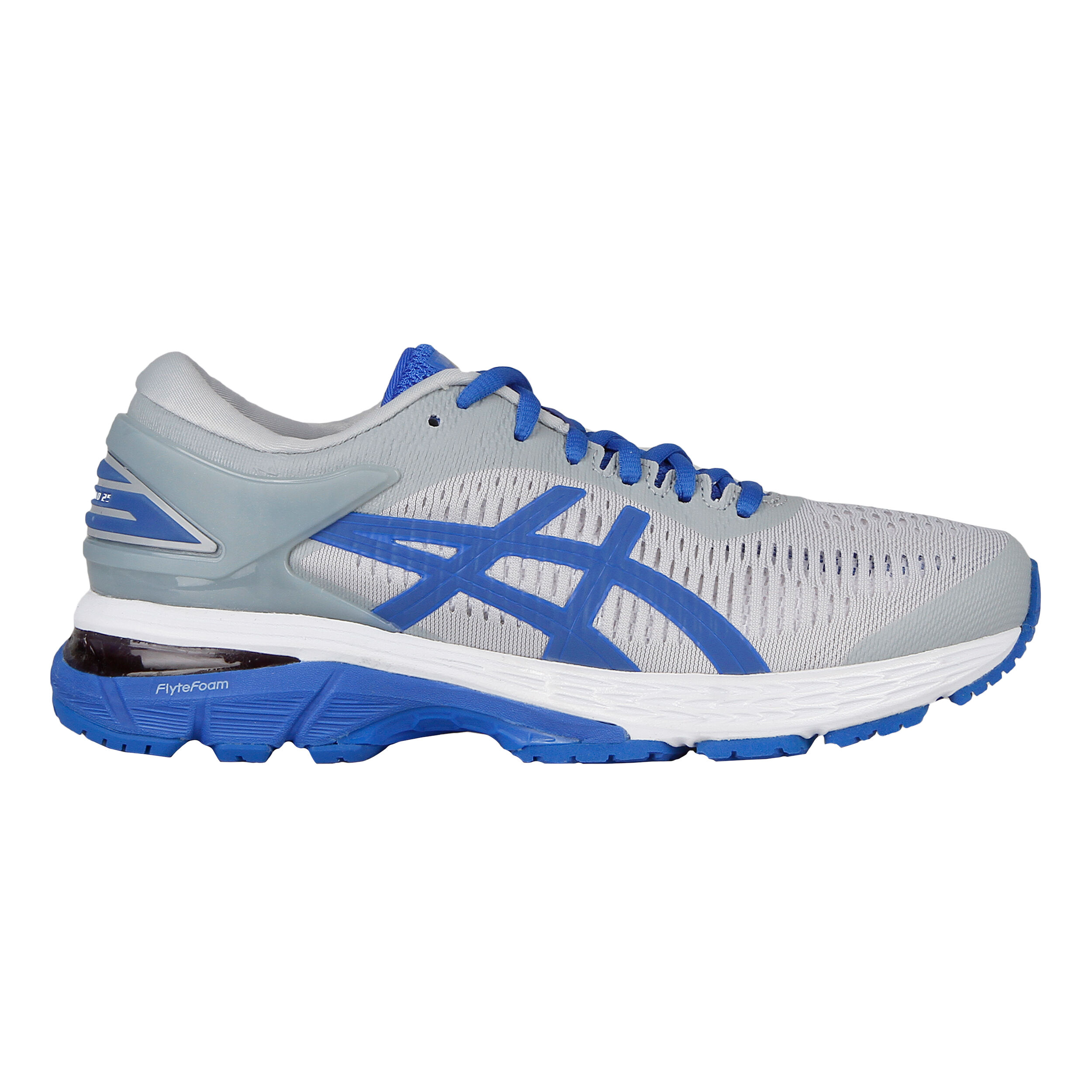 Gel Kayano 25 Lite Show Stability Running Shoe Women Lightgrey Blue