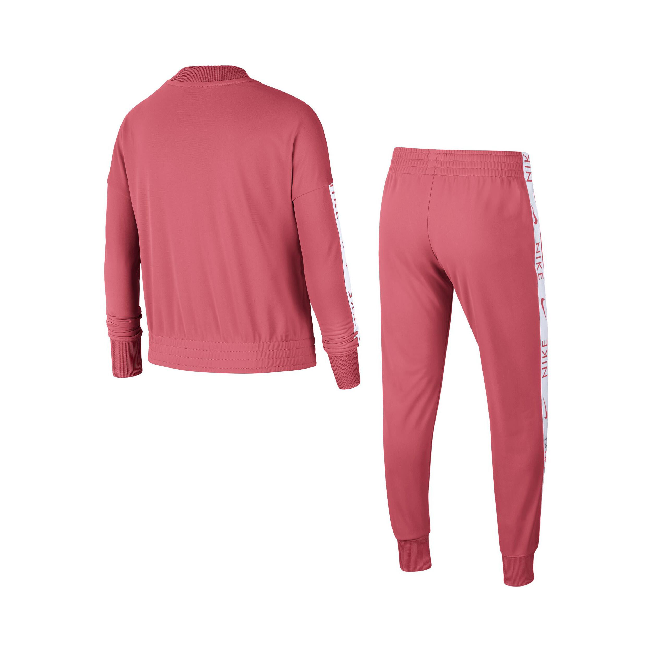 Pink nike tracksuit girls top