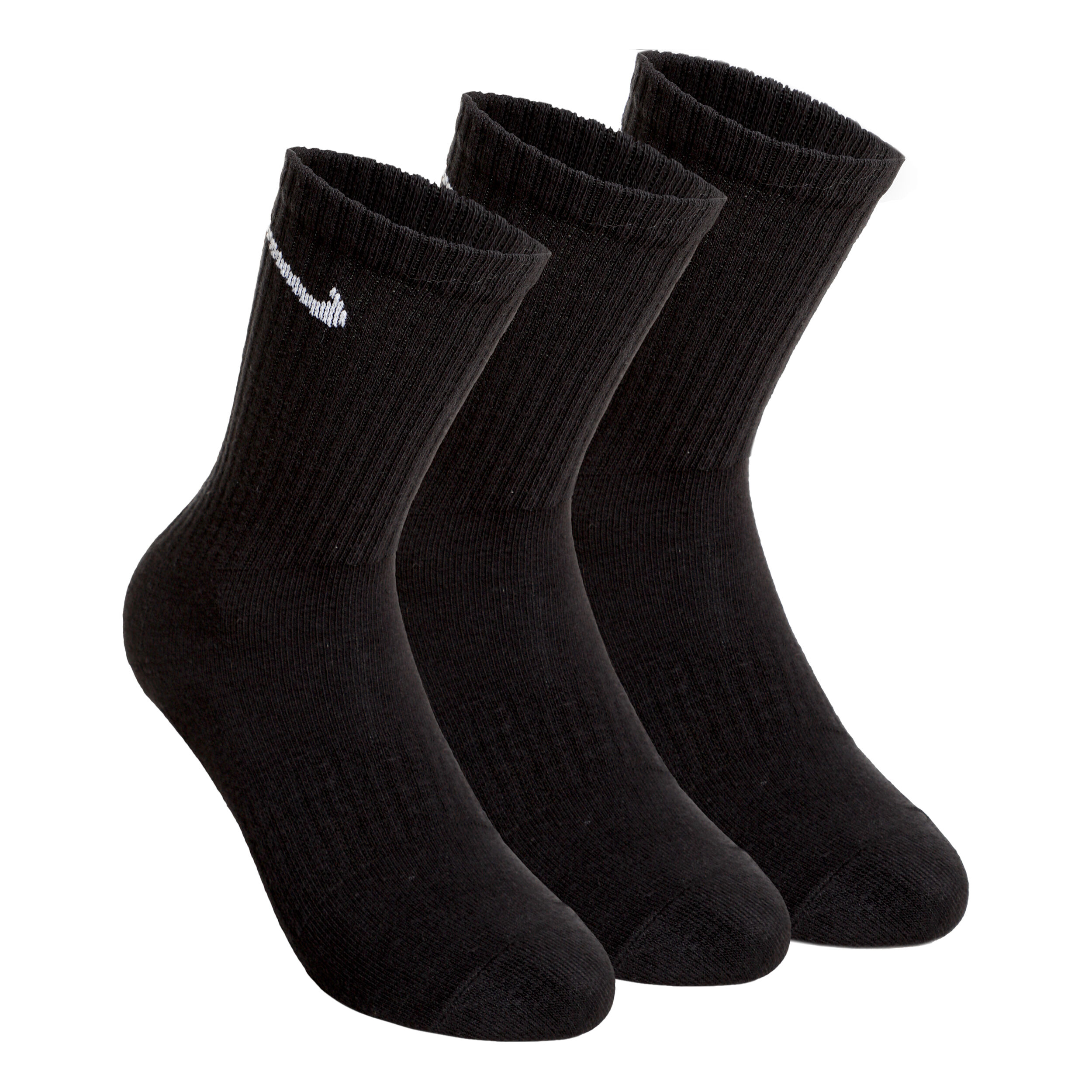 Buy Nike Everyday Cush Crew Sports Socks 3 Pack Black online Running Point COM