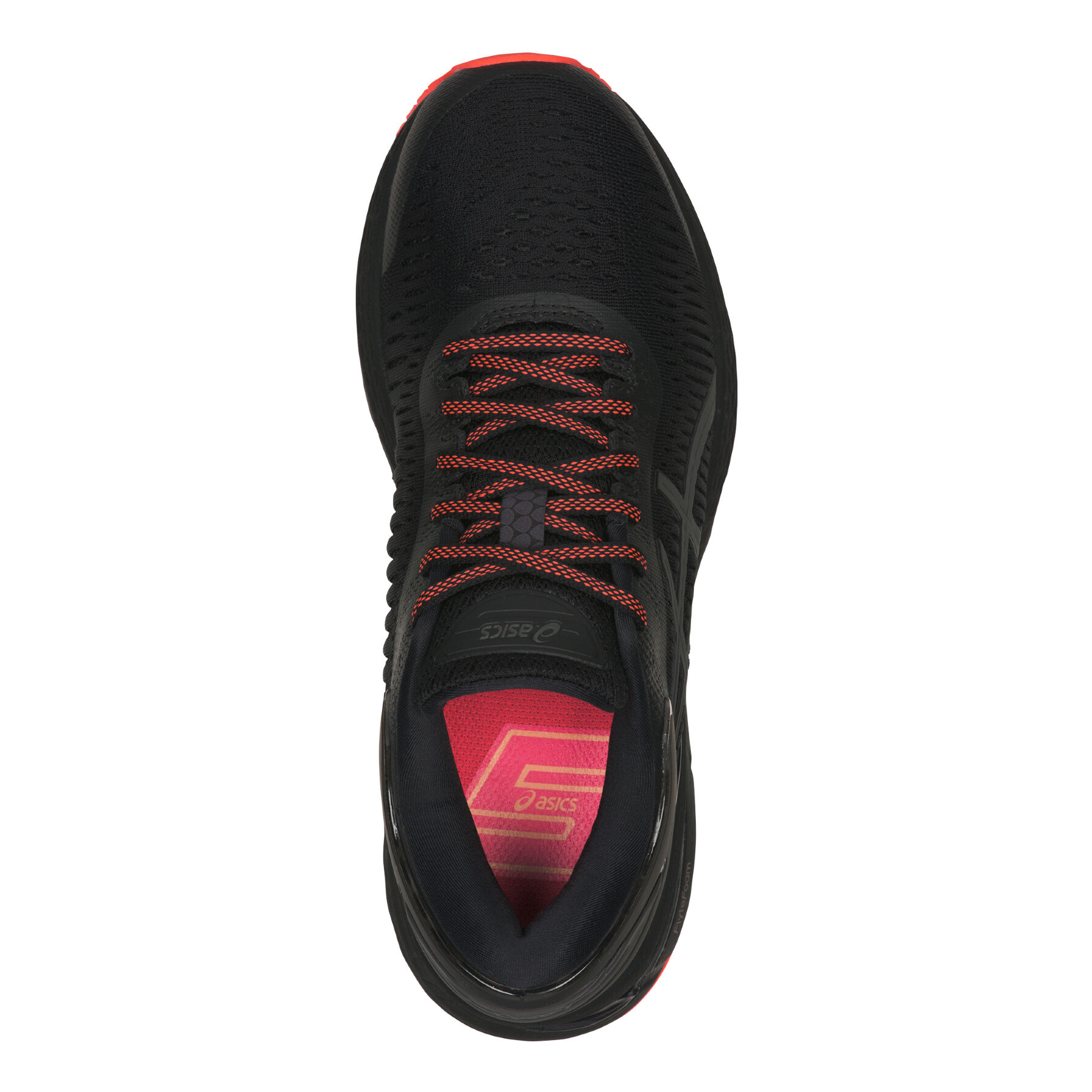 Asics gel-kayano 25 lite-show womens black black clearance