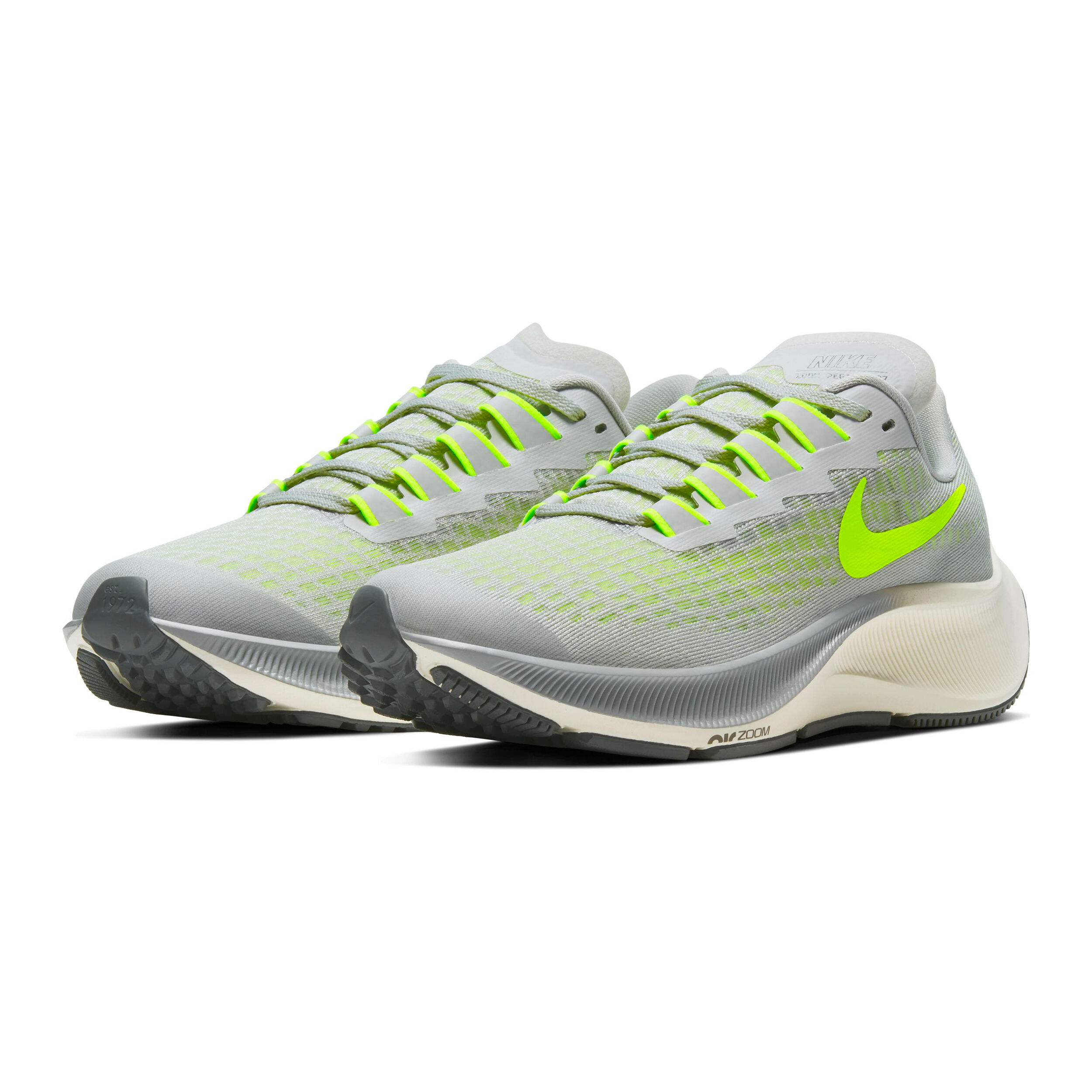 Buy Nike Air Zoom Pegasus 37 Neutral Running Shoe Kids Neon Green Lightgrey in size 39 online Running Point COM