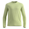 Essential Seamless Crew Neck Long sleeve Men-lime