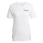adidas Clothing adidas Terrex XPR Running Shirt Women-White