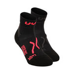 UYN Clothing UYN Super Fast Running Socks 2 Pack Women-Black,Coral