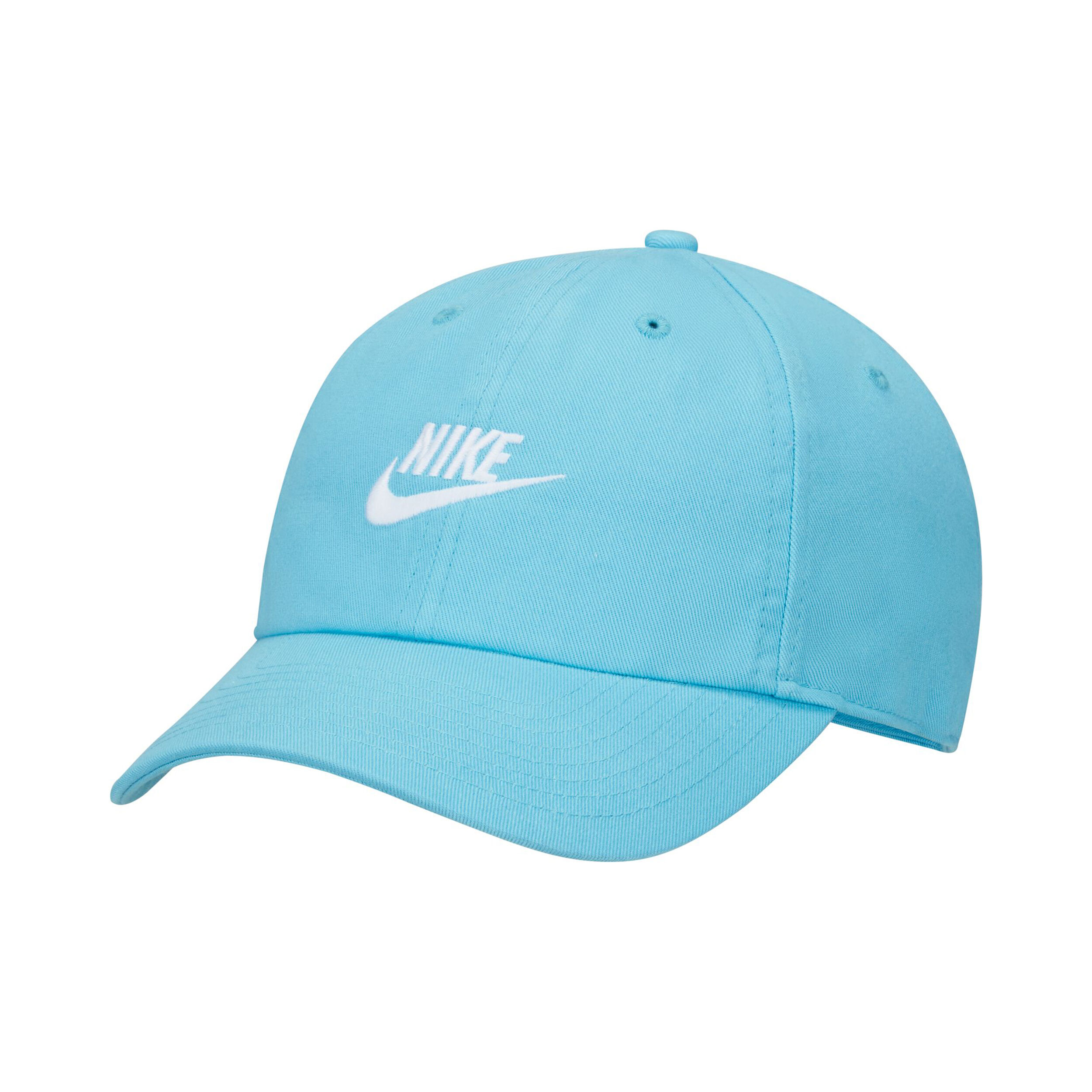 Buy Nike Sportswear Heritage 86 Futura Washed Cap Light Blue White online Running Point COM