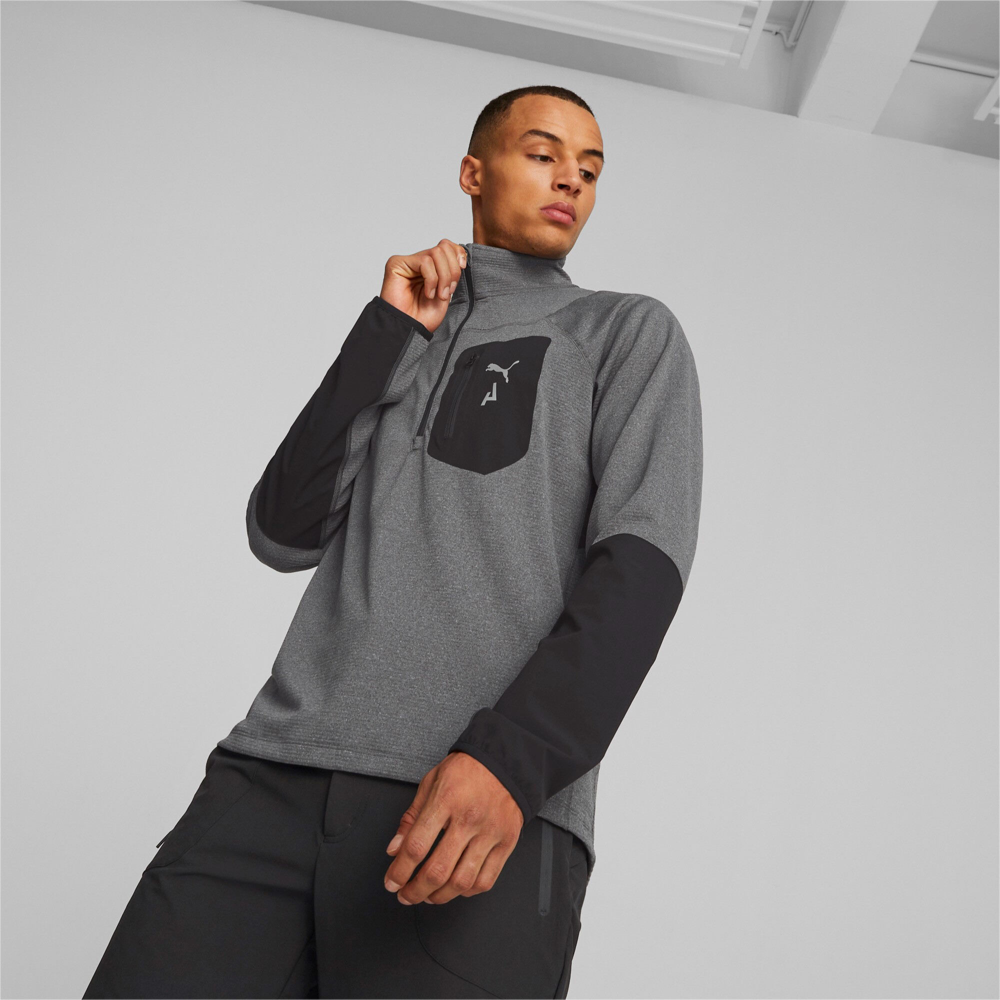 Buy Puma Lava Knit Pullover Men Orange Sweatshirt Online