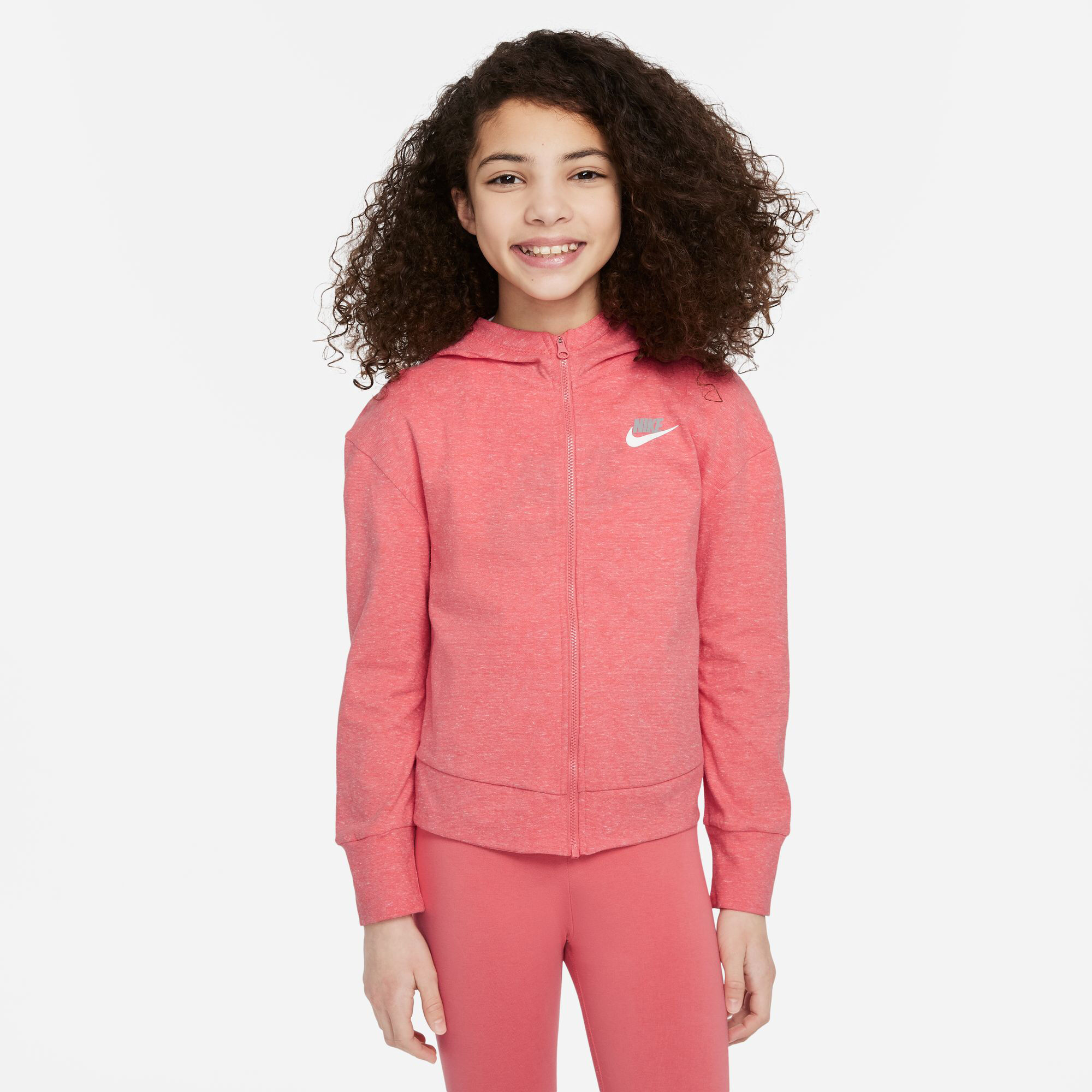 Buy Nike Sportswear Zip Hoodie Kids Coral online Running Point COM