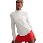 Nike Clothing Nike Swift Half-Zip Running shirt Women - cream, silver