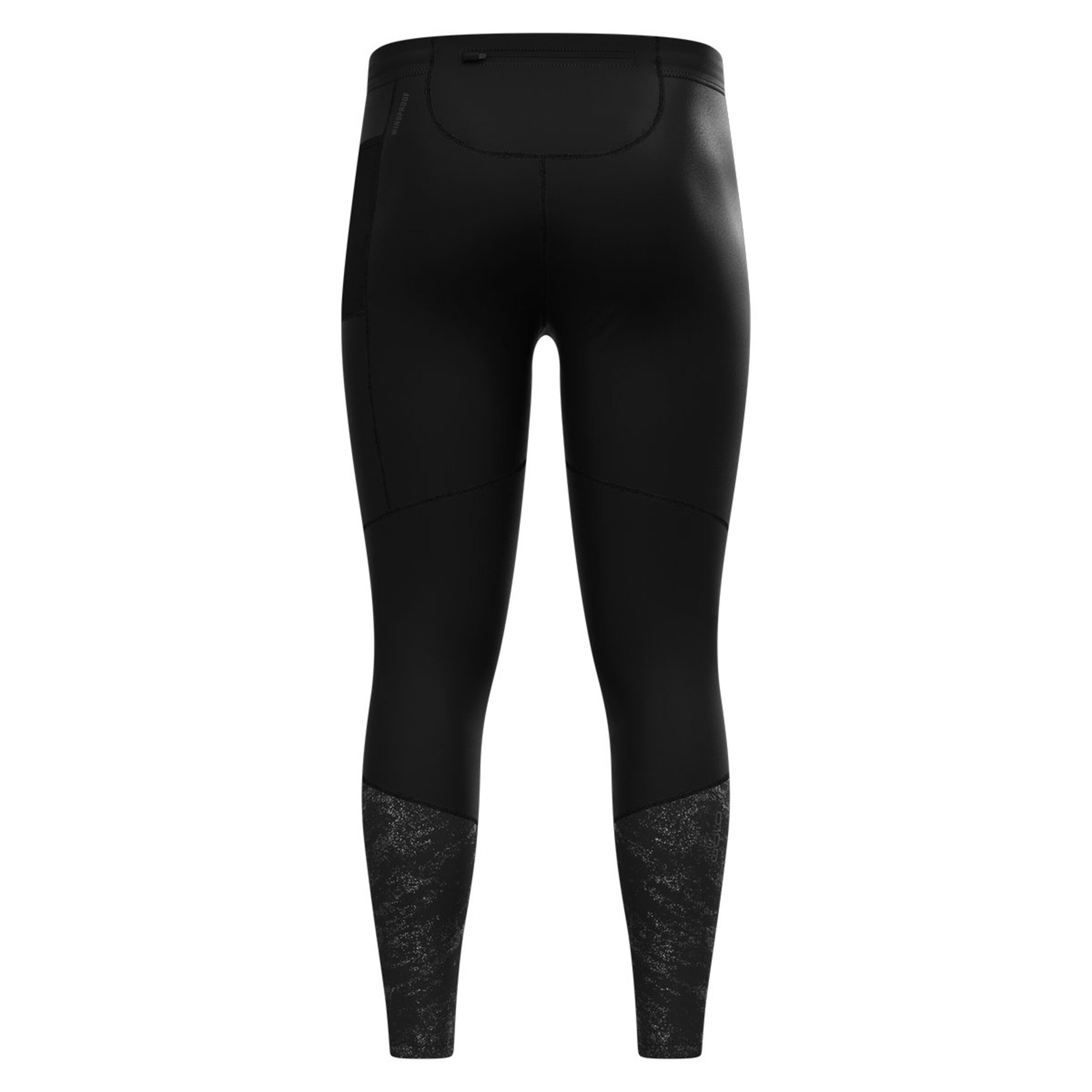 Buy Odlo Zeroweight Warm Reflective Running Tights Men Black online Running Point COM