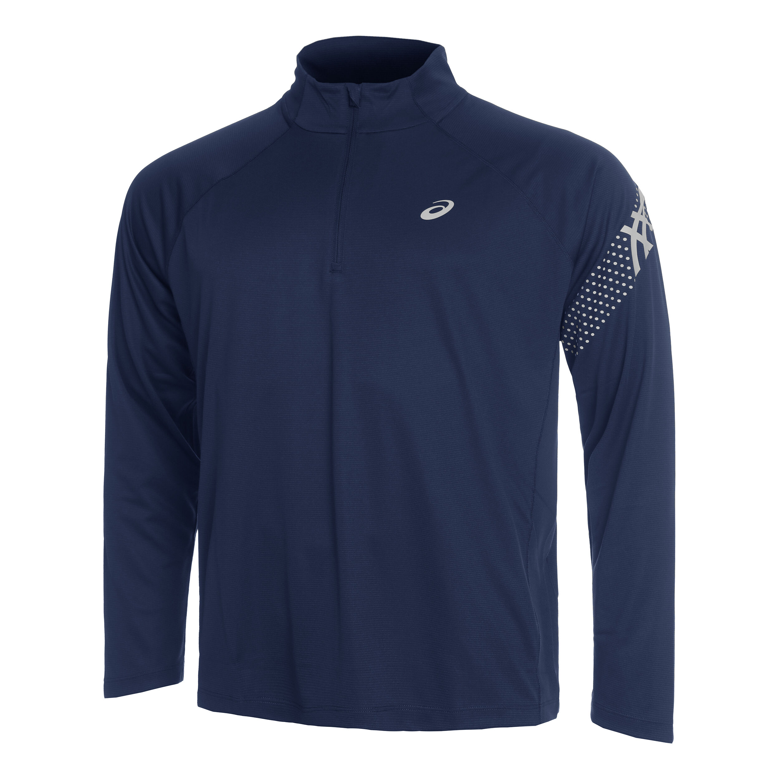 Buy ASICS Icon Ls 1/2 Zip Running Shirt Men Dark Blue online