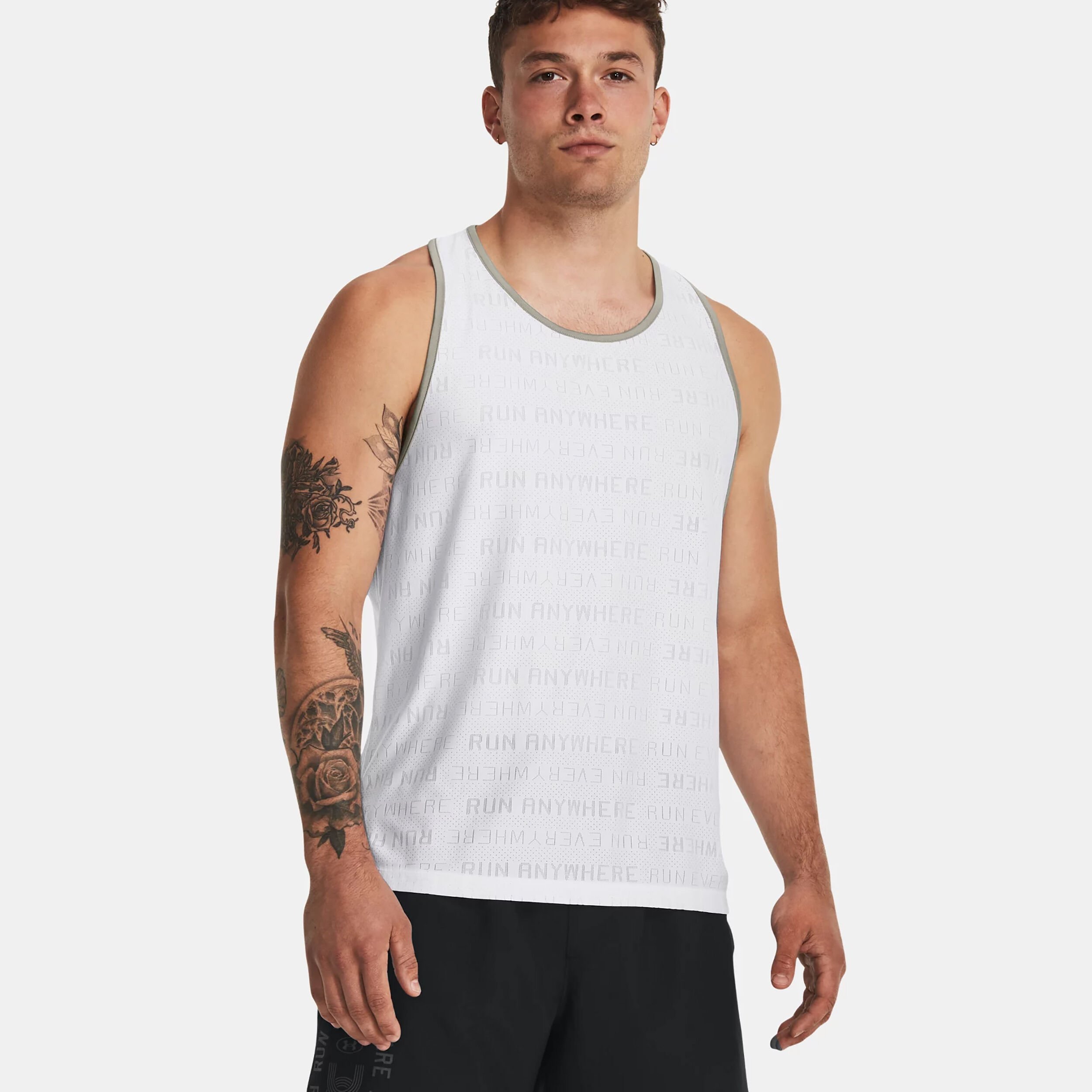 Under armour white tank sale