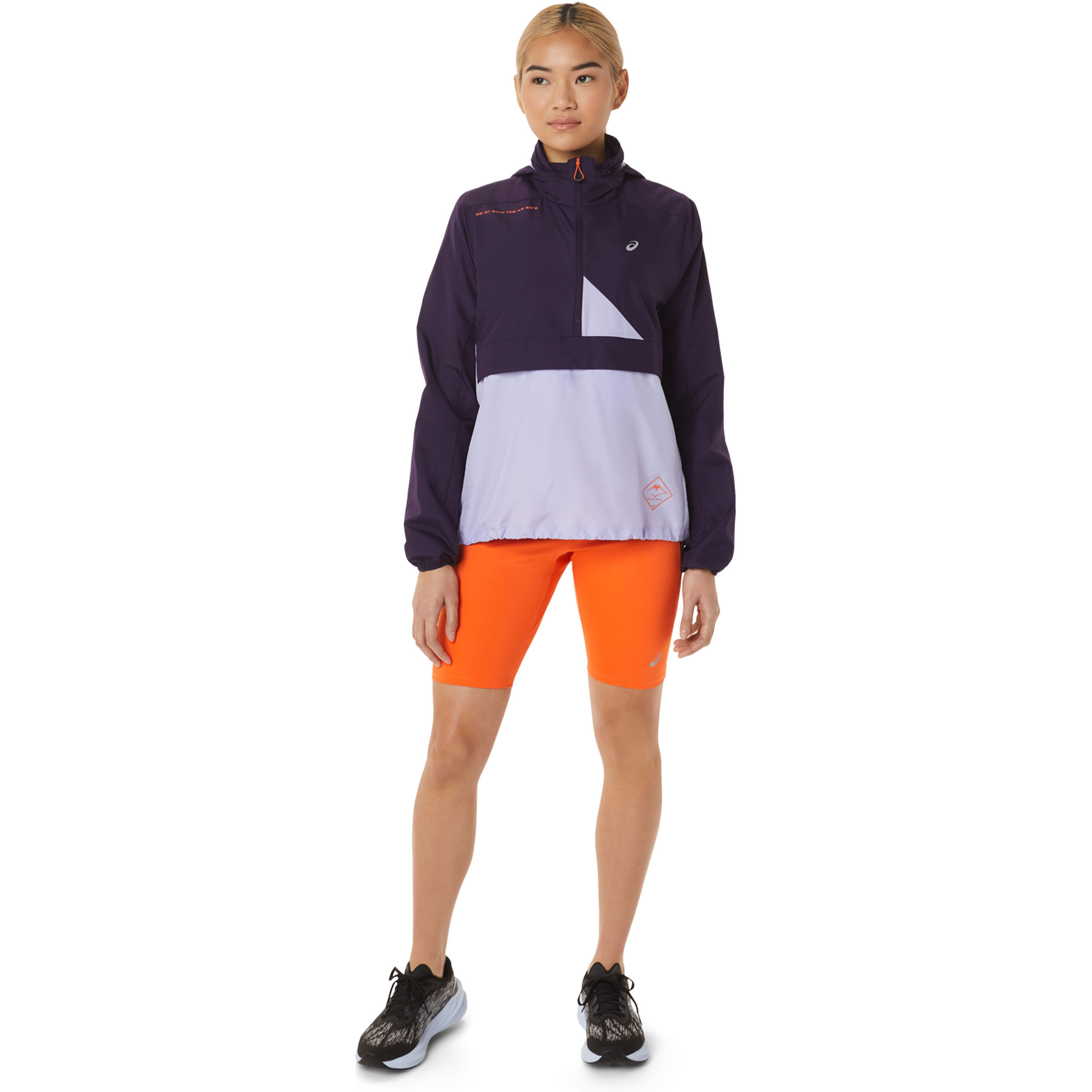Buy ASICS Fujitrail Anorak Running Jacket Women Violet