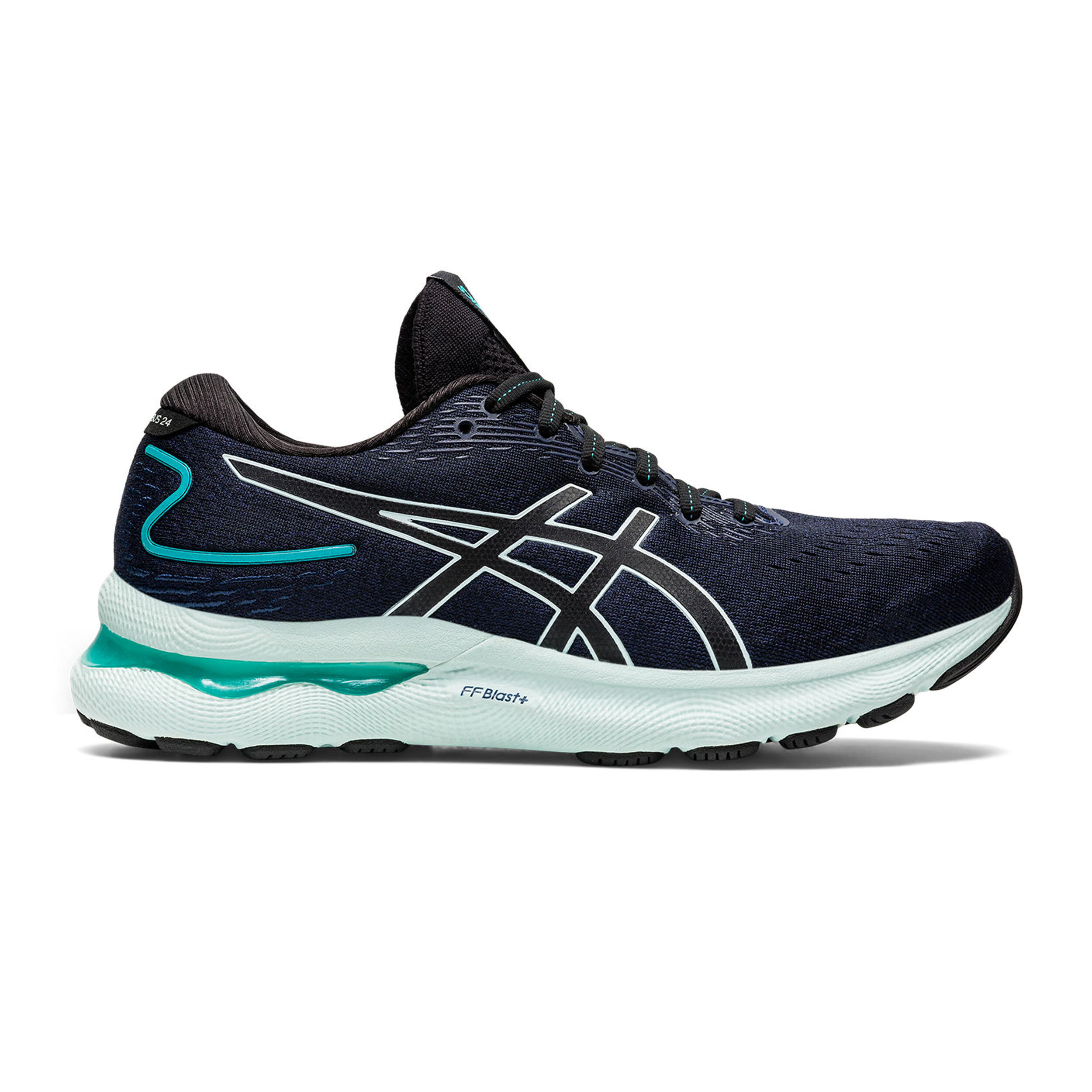 Buy ASICS Gel Nimbus 24 Neutral Running Shoe Women Black Blue online Running Point COM