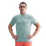 Stride Tee Running shirt Men-turquoise, silver