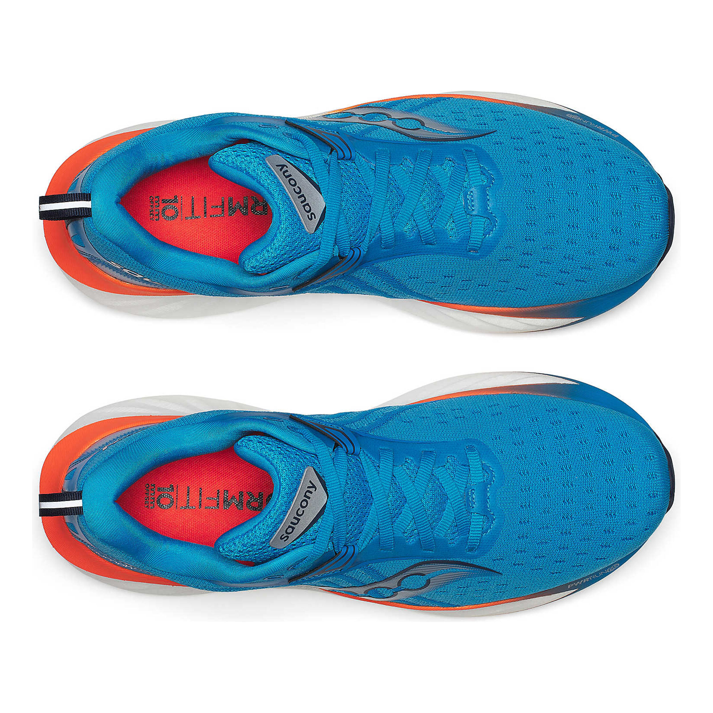 Buy Saucony Triumph 22 Neutral Running Shoe Men Blue Orange in size 44 online Running Point COM