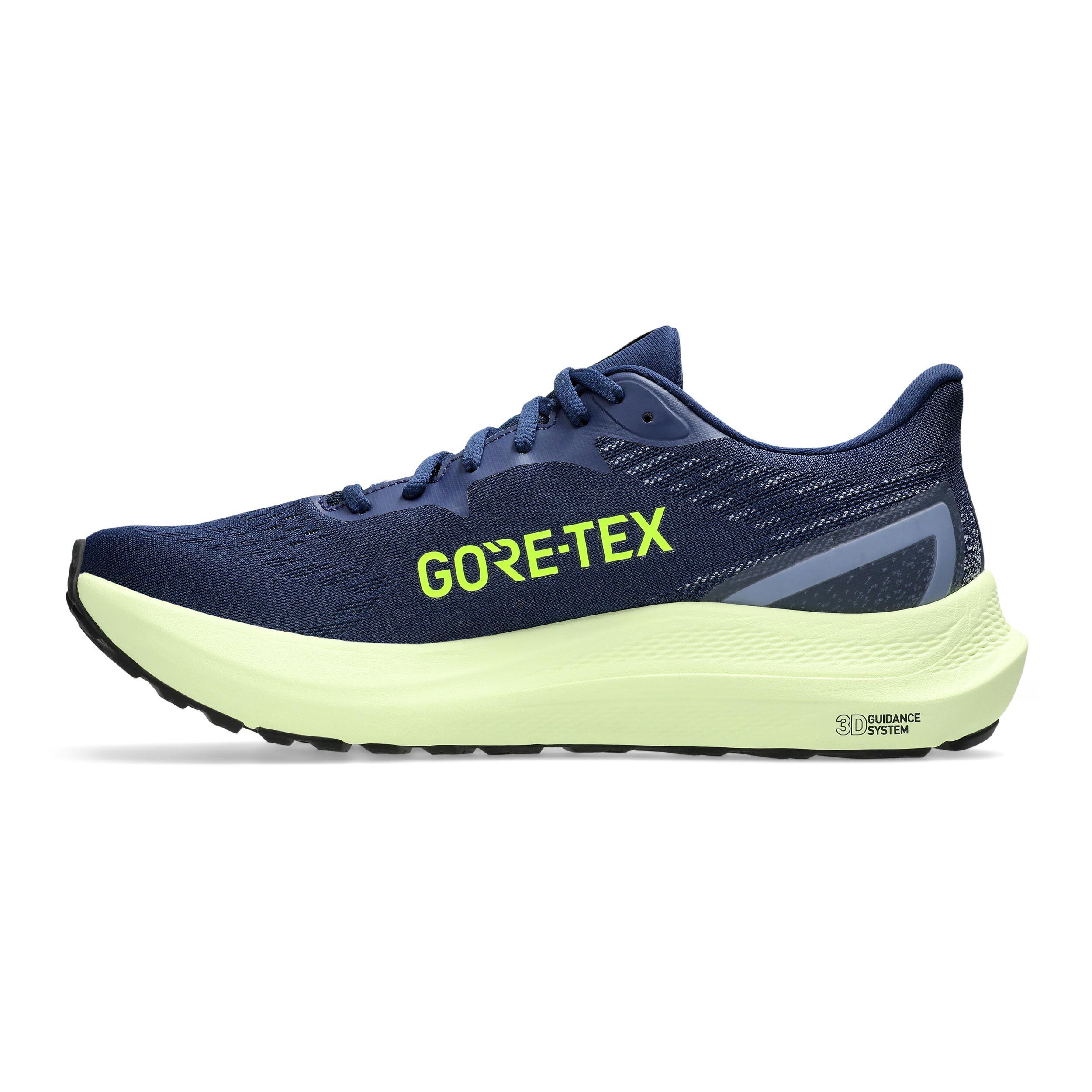 Buy ASICS GT 2000 12 GTX Stability Running Shoe Men Dark Blue Yellow online Running Point COM