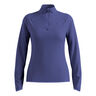 Zeroweight Warm Mid Layer 1/2 Zip Running Shirt Women-Blue