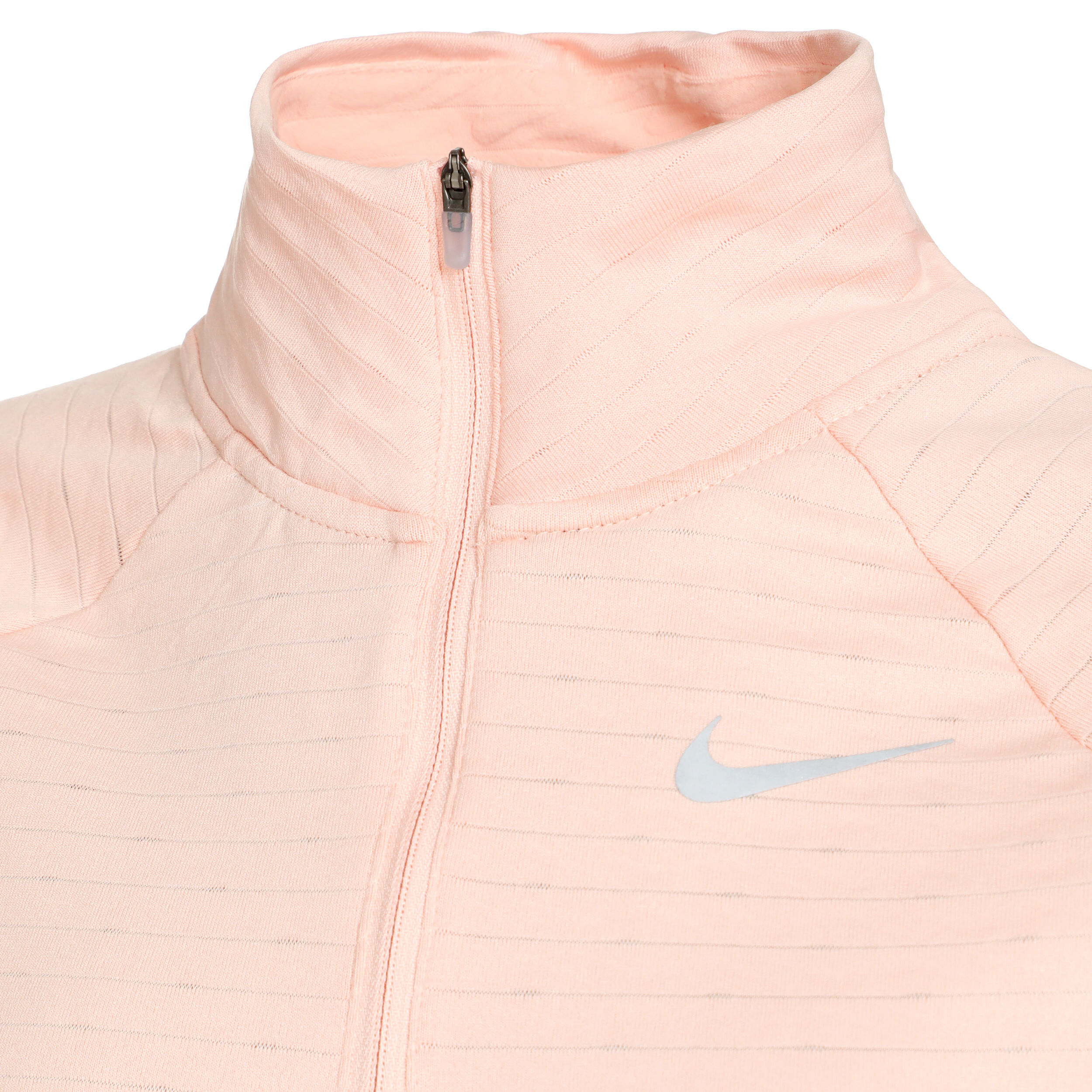 Women's half zip running top grey sale