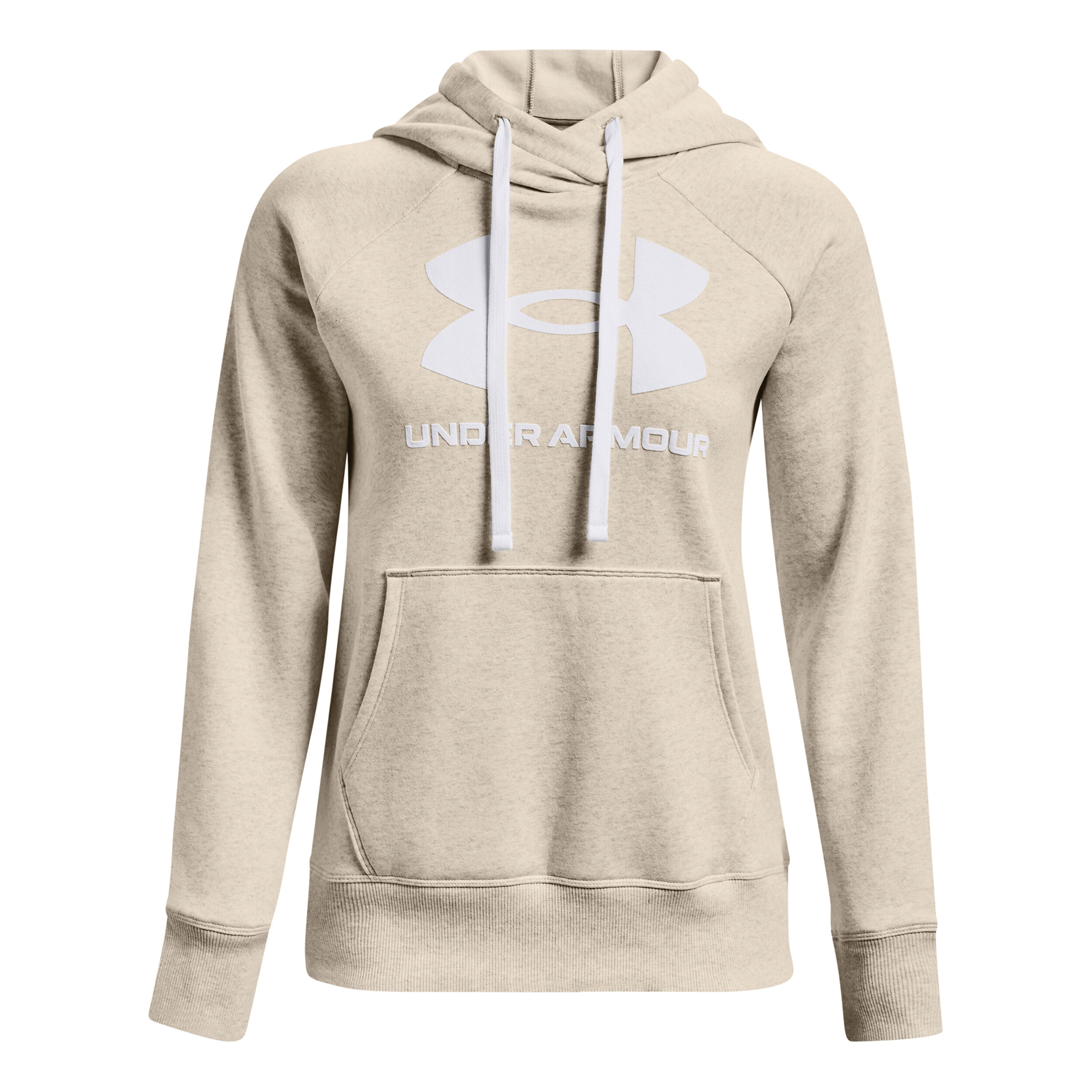 Under armour hoodie women beige hot sale