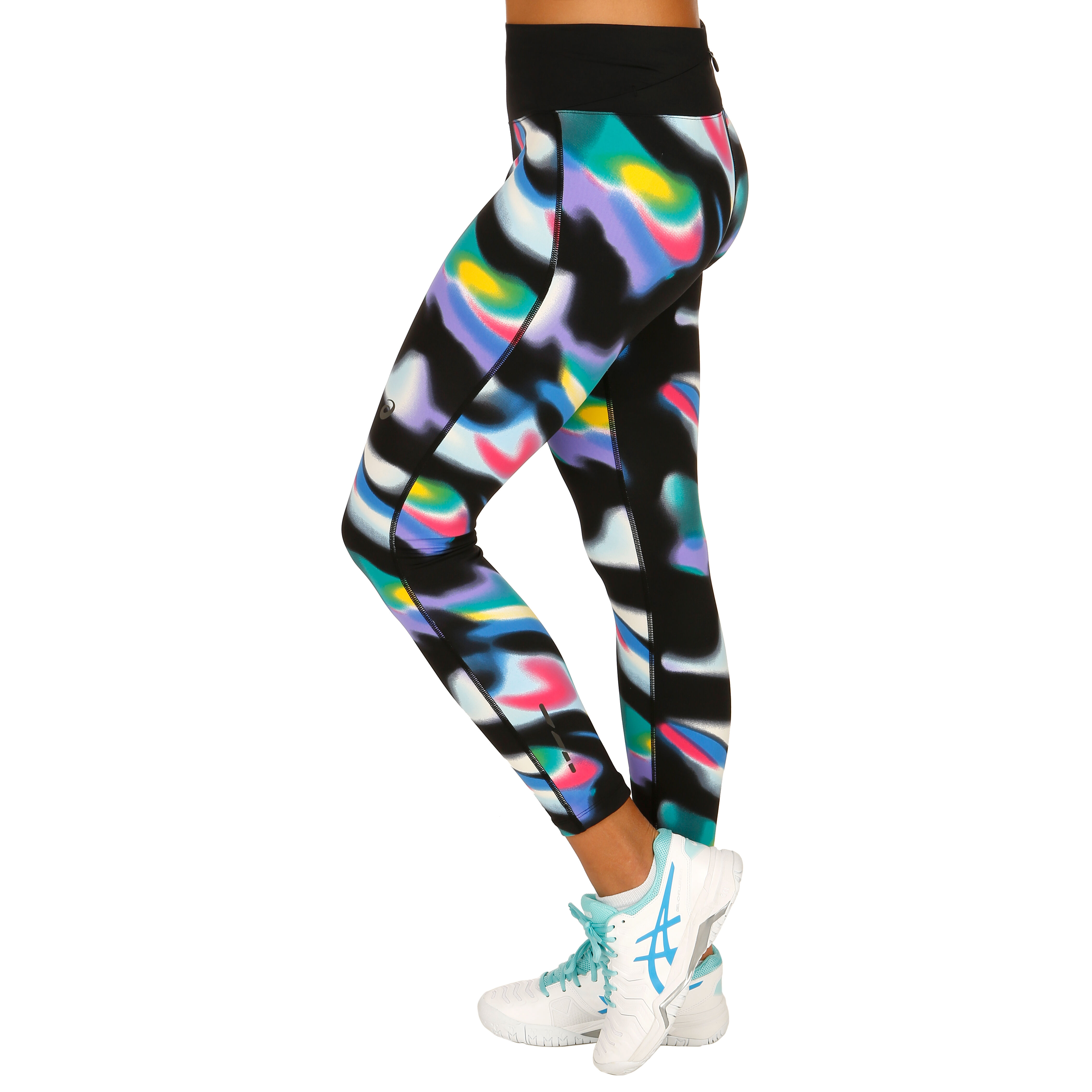 Buy ASICS FuzeX 7 8 Running Pants Women Black White online