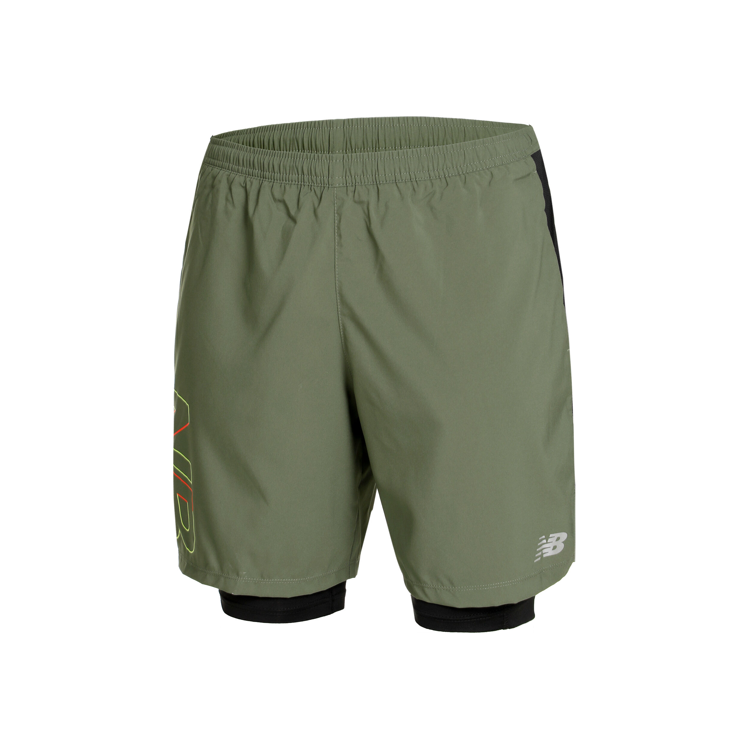 New balance green shorts cheap