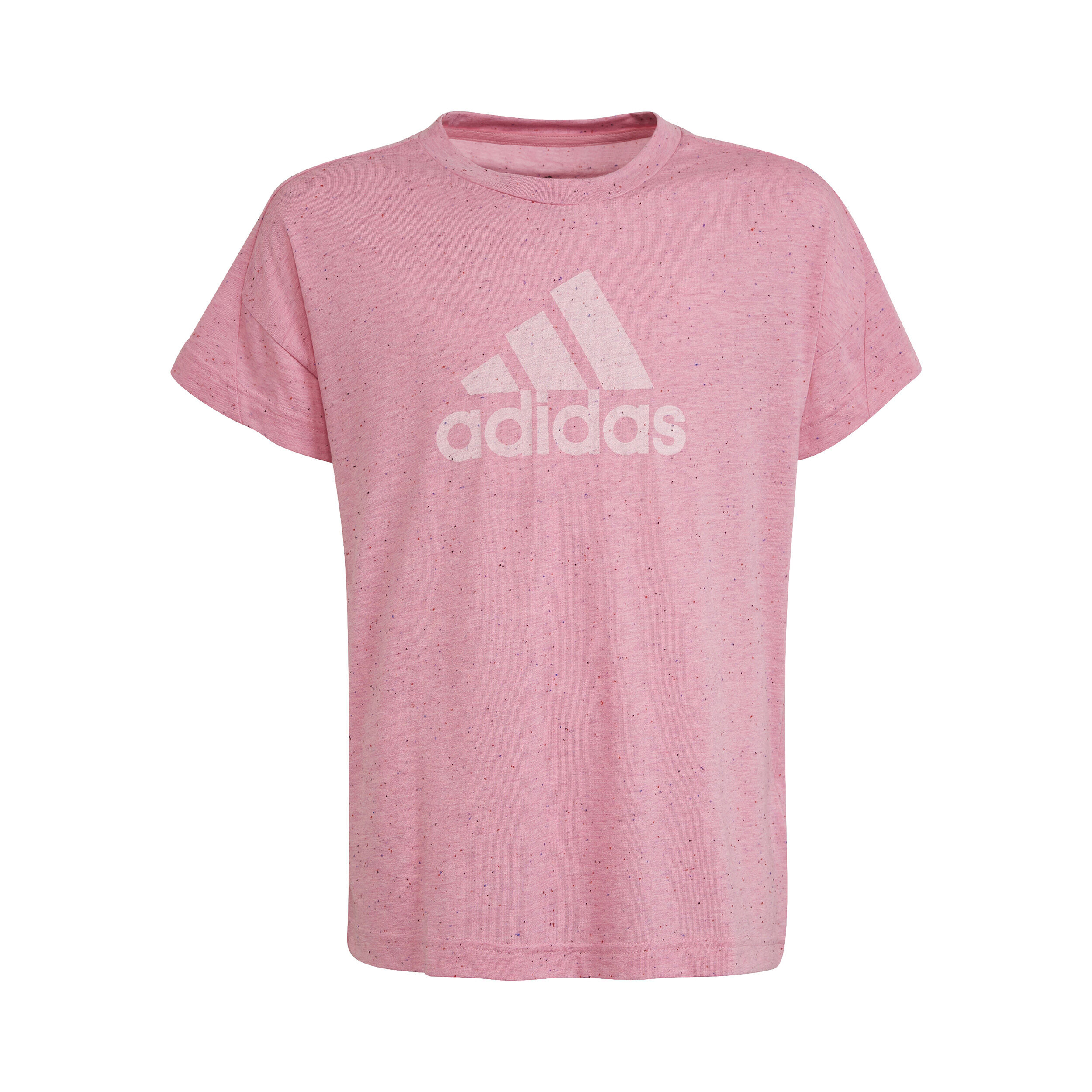 Girls pink adidas top store
