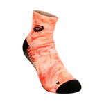 ASICS Clothing ASICS Performance Run Quarter Running Socks-Orange,Multicoloured