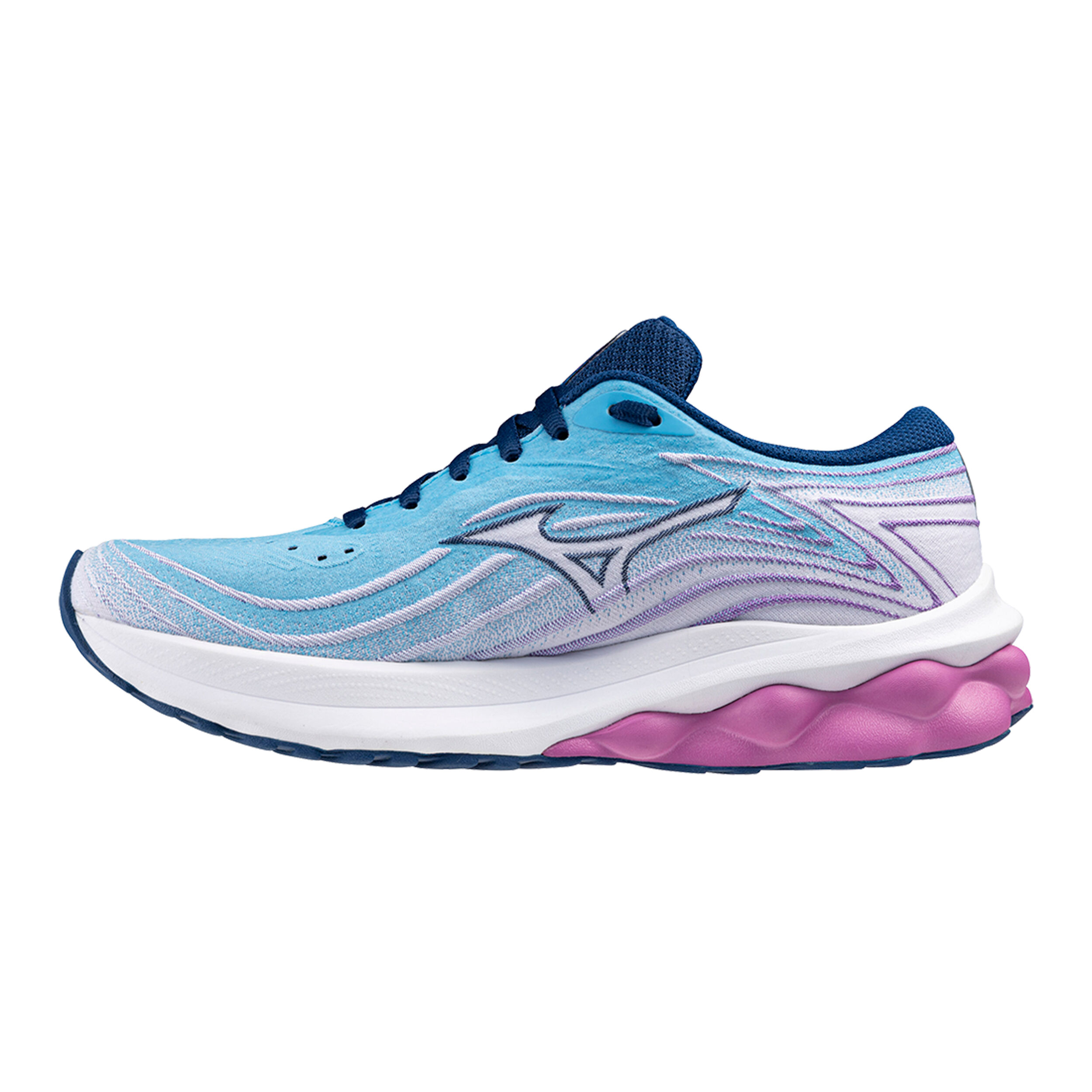 Buy Mizuno Wave Skyrise 5 Neutral Running Shoe Women Light Blue White online Running Point COM
