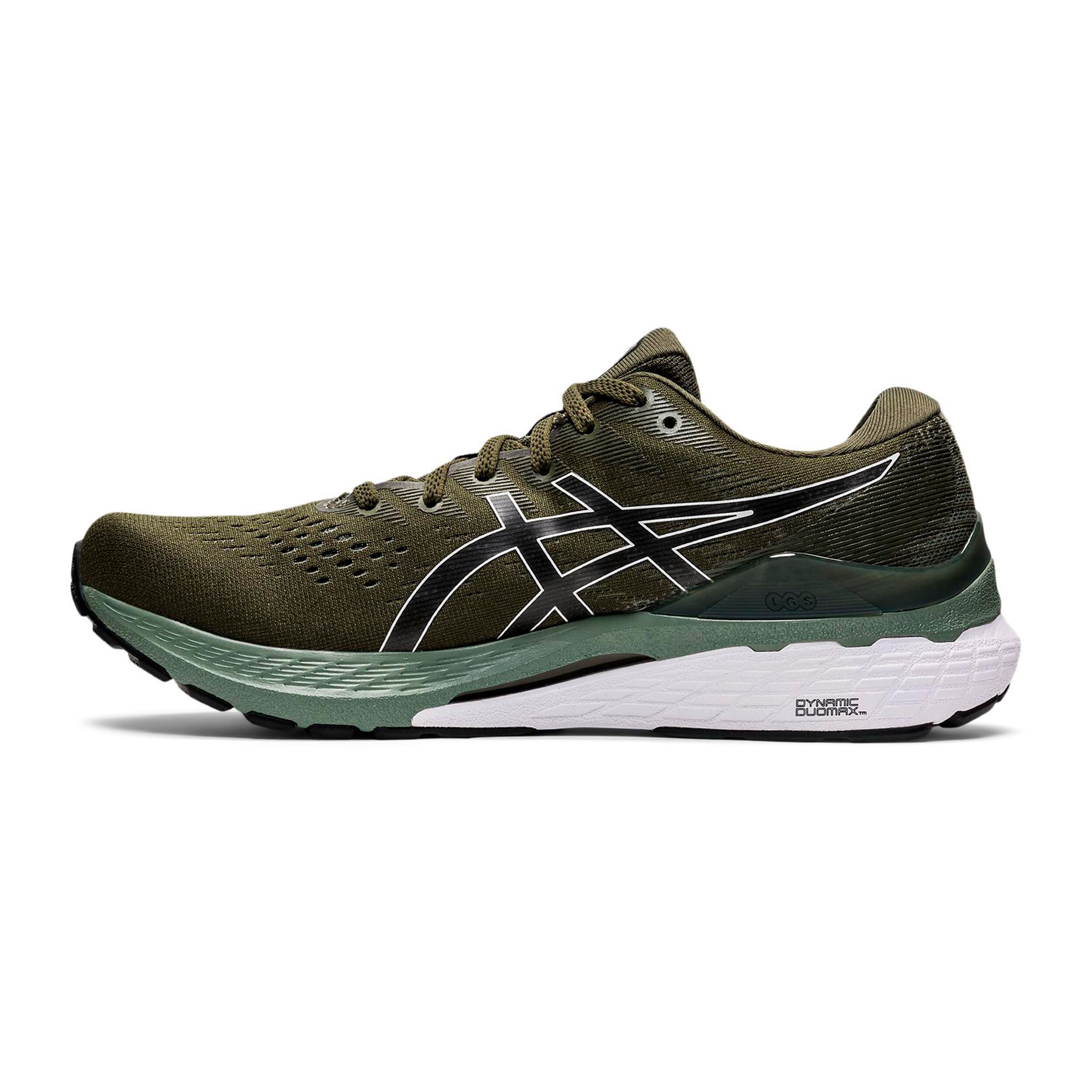 Buy ASICS Gel Kayano 28 Stability Running Shoe Men Olive Black online Running Point COM