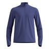Essential Thermal Midlayer 1/2 Zip Running shirt Men-blue