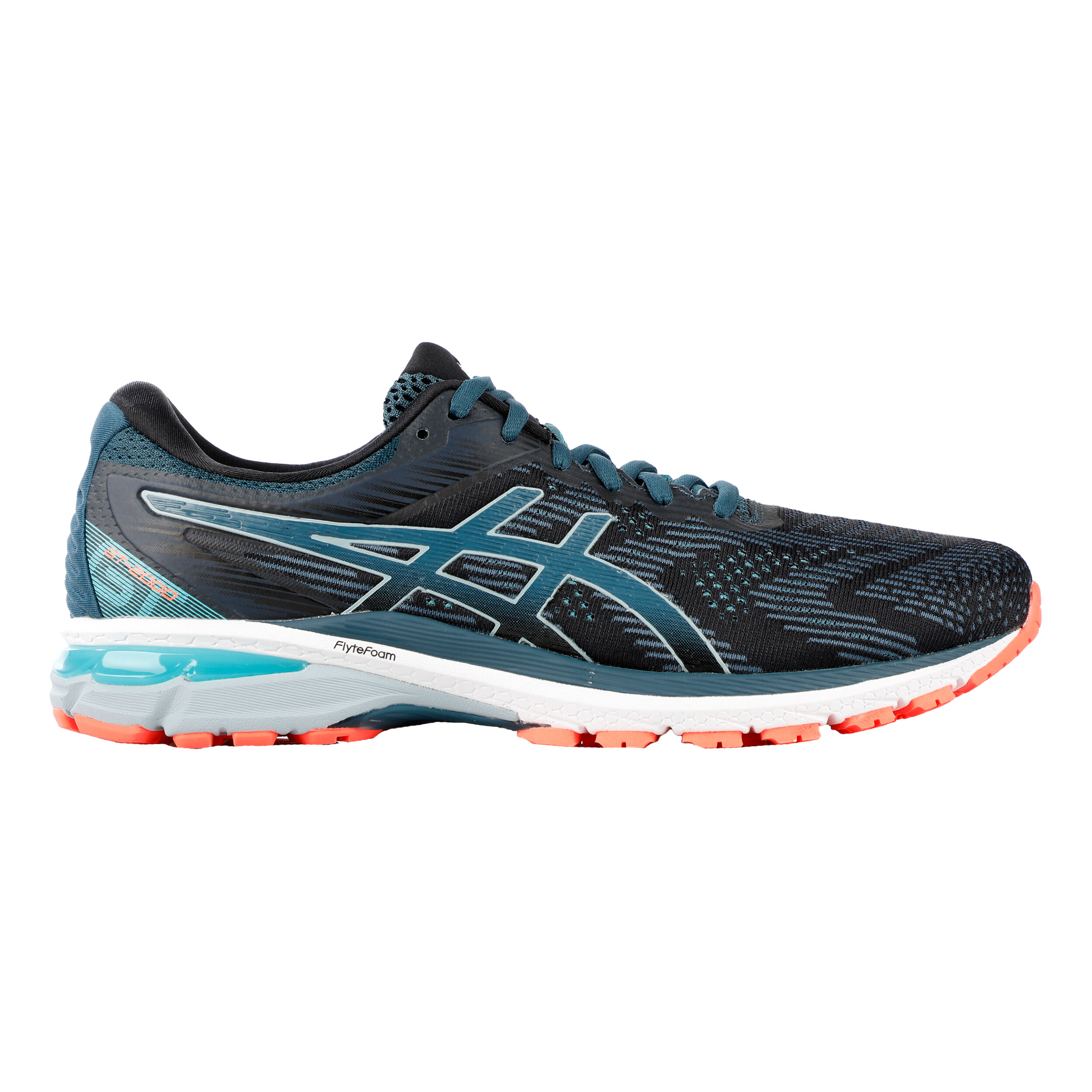Buy ASICS GT 2000 8 Stability Running Shoe Men Petrol Black in size 44 online Running Point COM