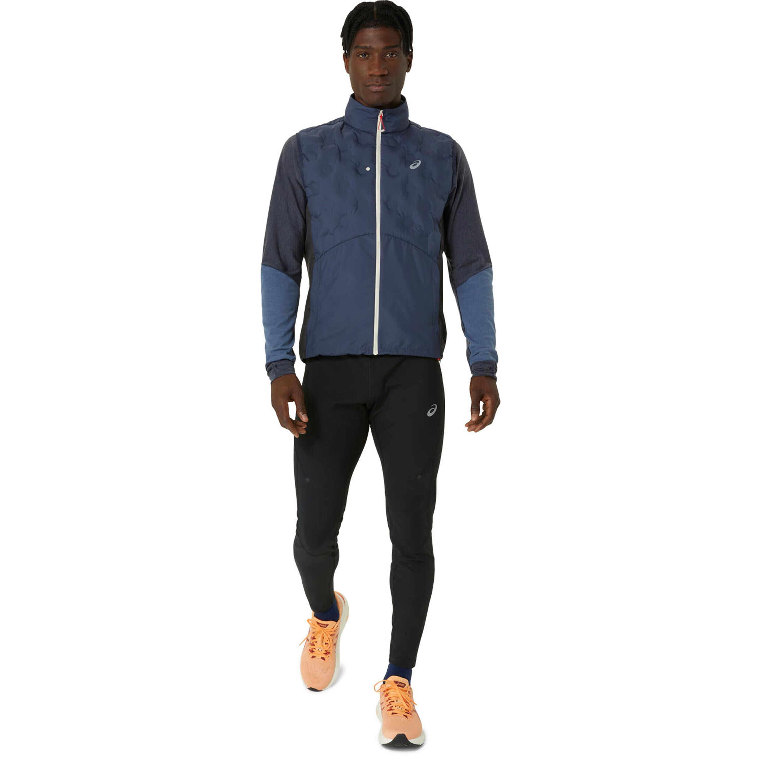 Buy ASICS Road Winter Running Vests Men Dark Blue online Running Point COM