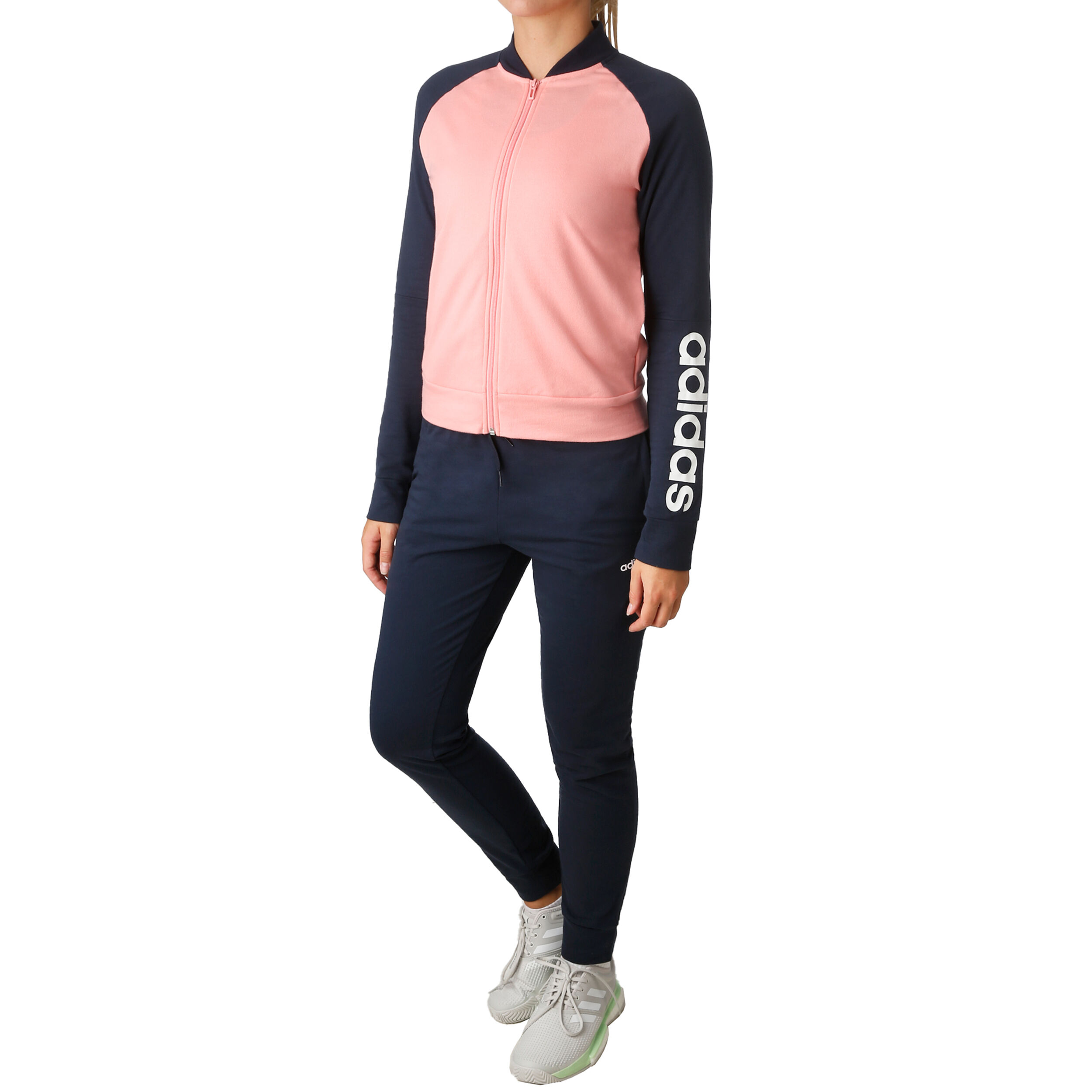 Buy adidas New Cotton Marker Tracksuit Women Pink Dark Blue online Running Point COM
