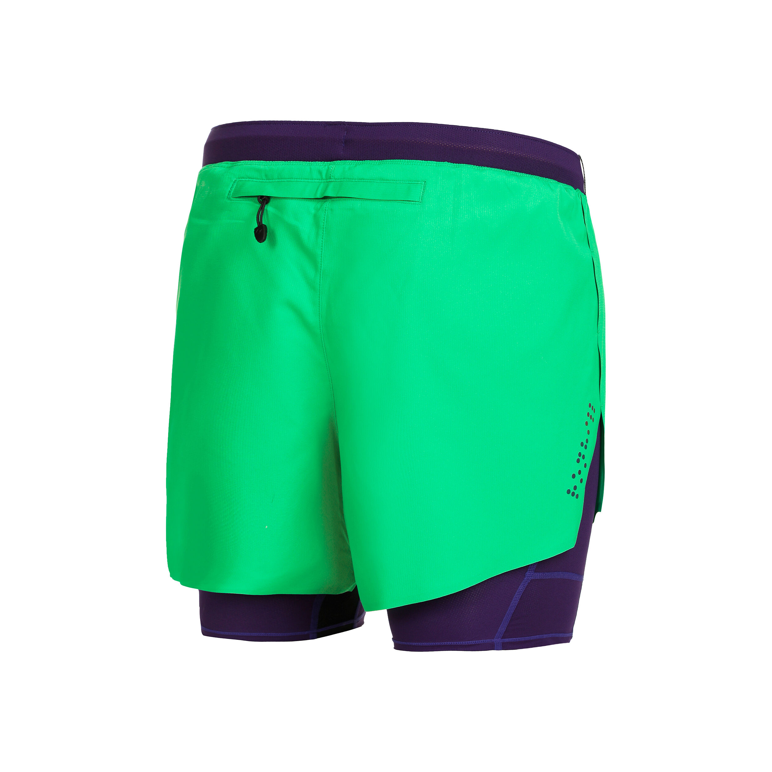 Buy Ronhill Tech Distance Twin Shorts Men Green Violet online Running Point COM