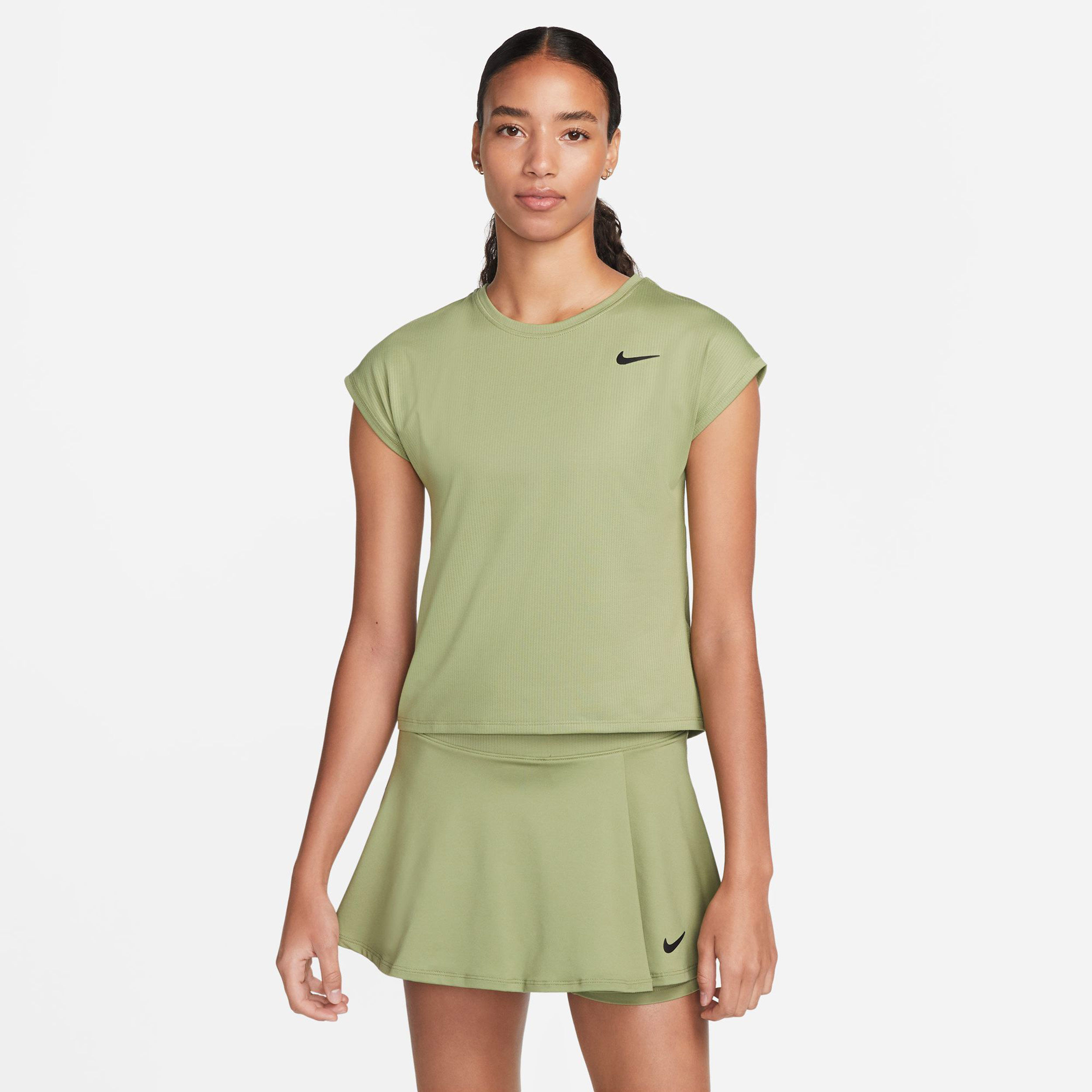 Buy Nike Court Dri Fit Victory T Shirt Women Light Green Black online Running Point COM